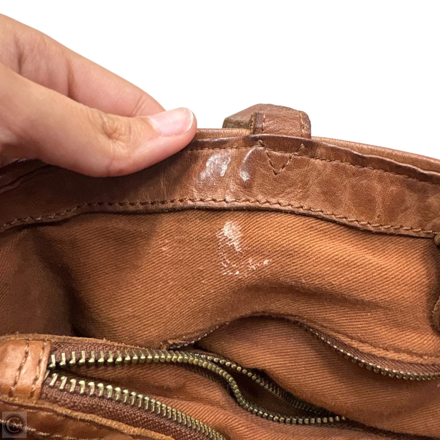Handbag Leather, Size: Medium