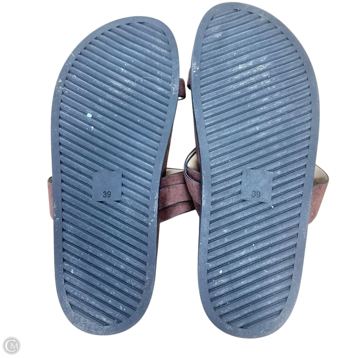 Sandals Flats In Brown, Size: 8.5