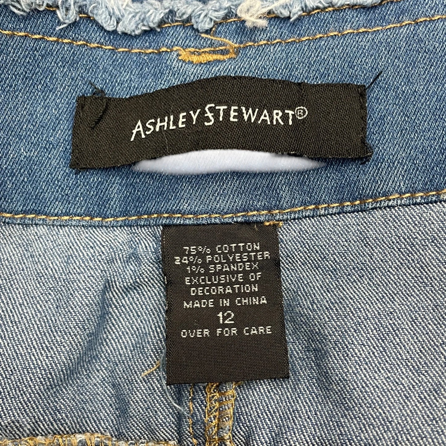 Skirt Maxi By Ashley Stewart In Blue Denim, Size: 12
