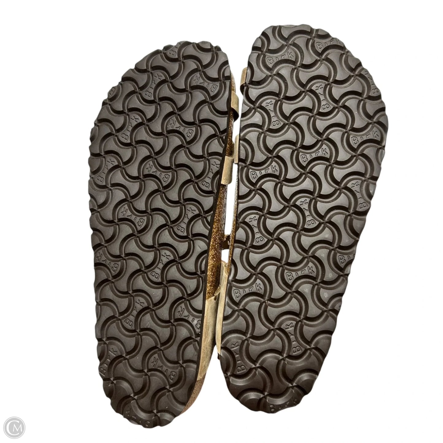 Sandals Flats By Birkenstock In Tan, Size: 8