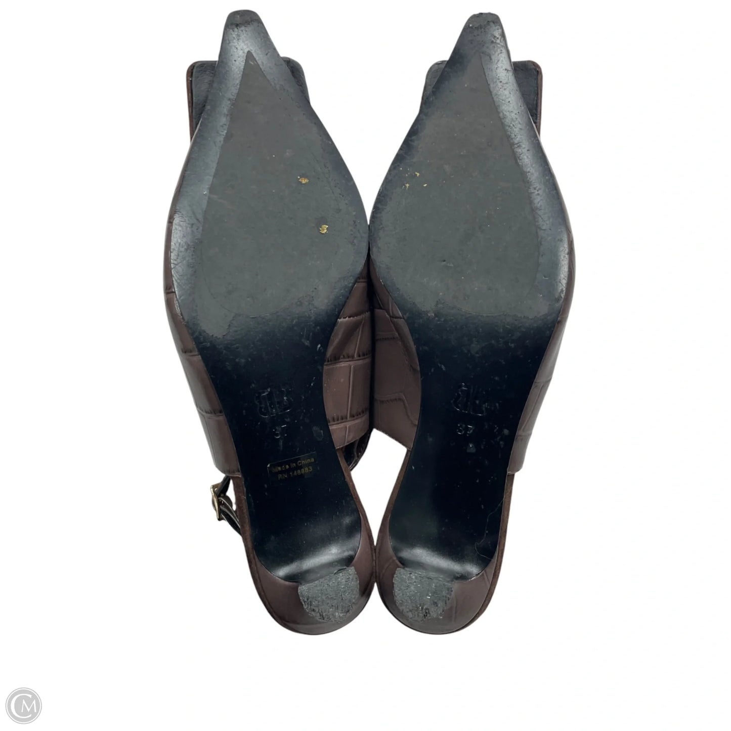 Shoes Heels Kitten By Bibi Lou In Brown, Size: 6.5