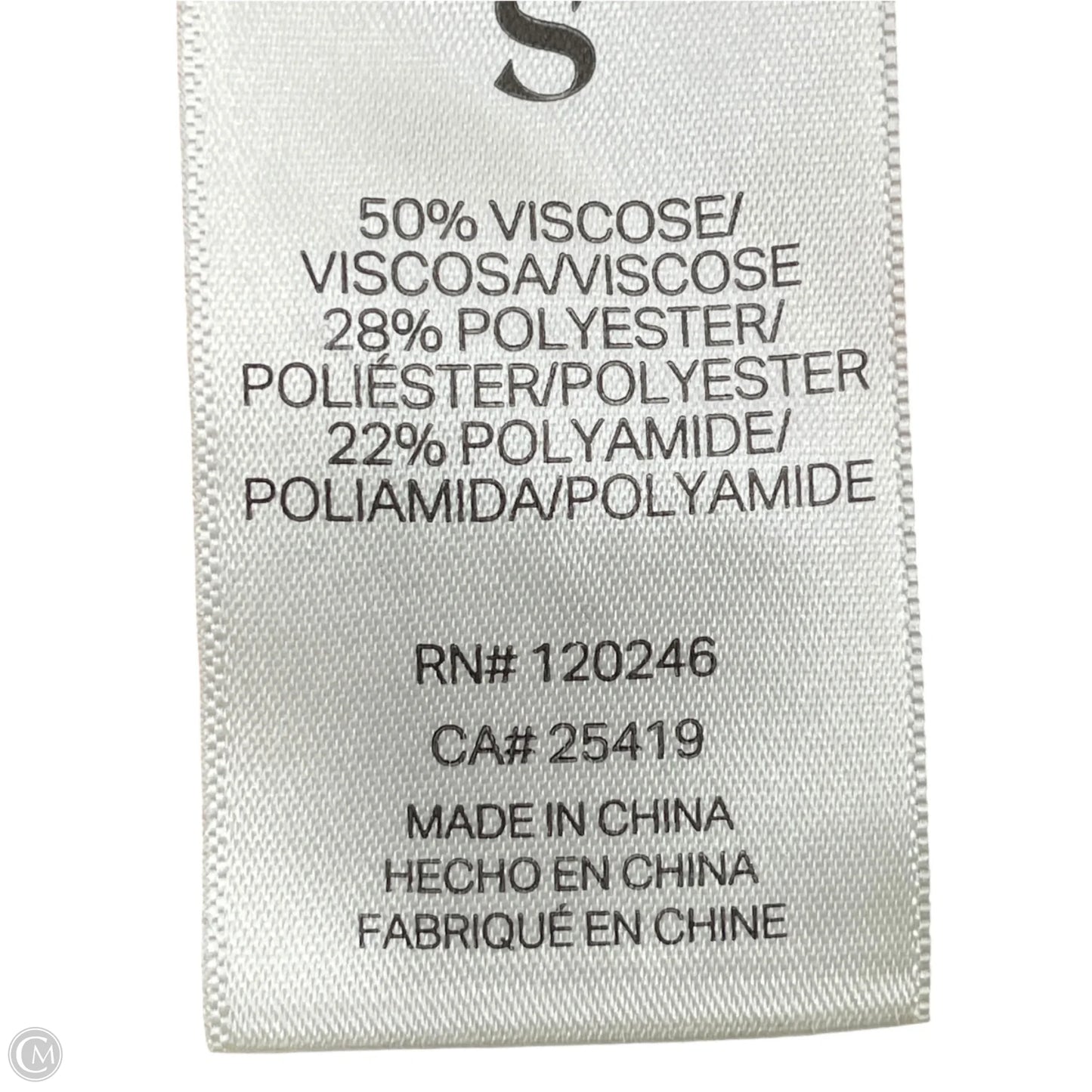 Top Short Sleeve By Scotch & Soda In Blue & Green, Size: S