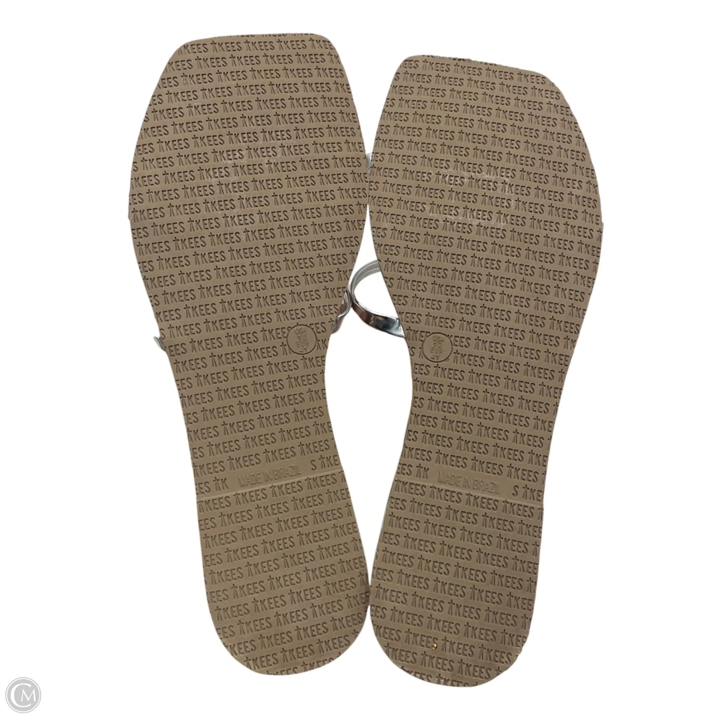 Sandals Flats By Tieks In Silver, Size: 10