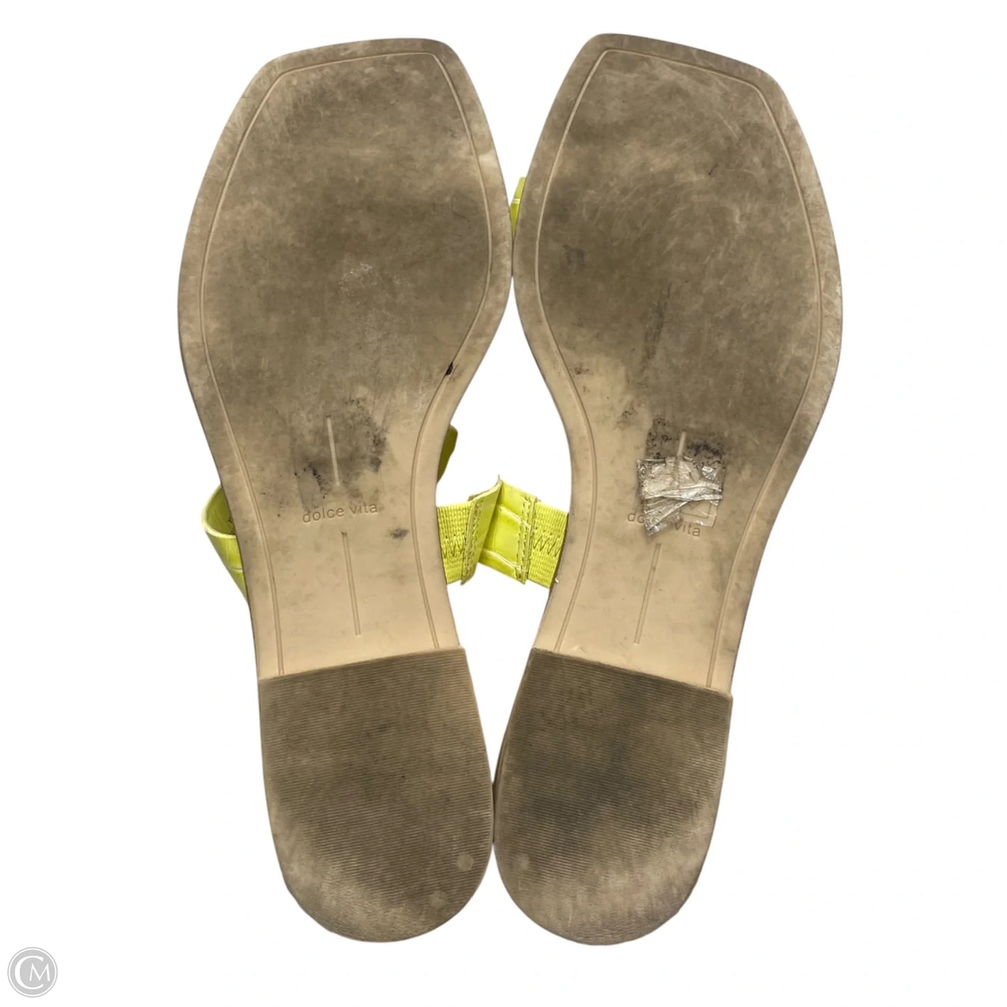 Sandals Flats By Dolce Vita In Yellow, Size: 10