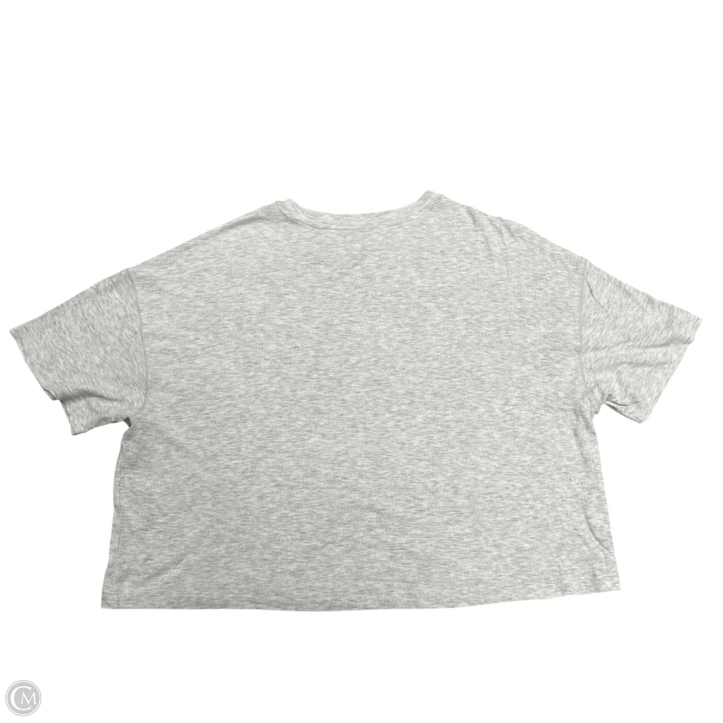 Athletic Top Short Sleeve By Vuori In Grey, Size: S