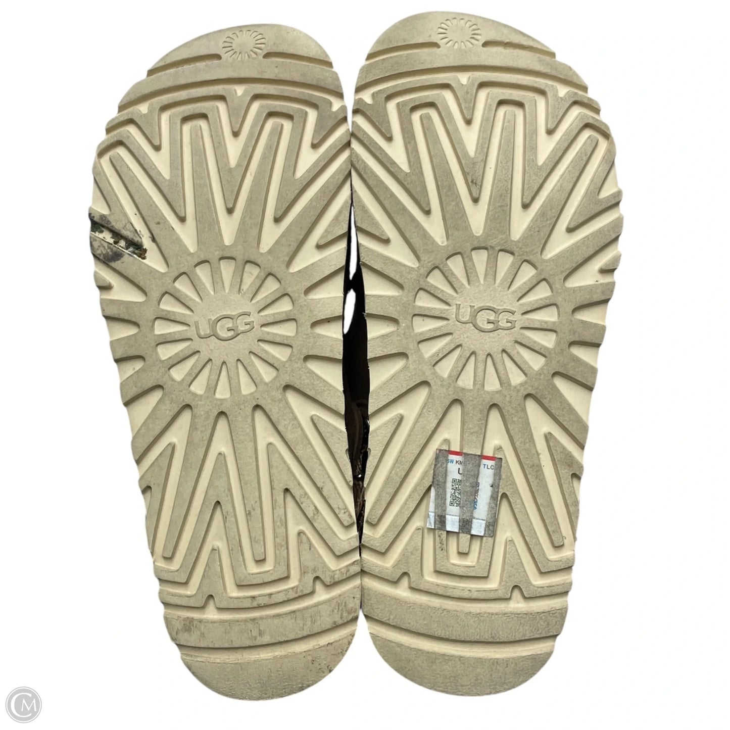Sandals Designer By Ugg In Brown, Size: 9.5