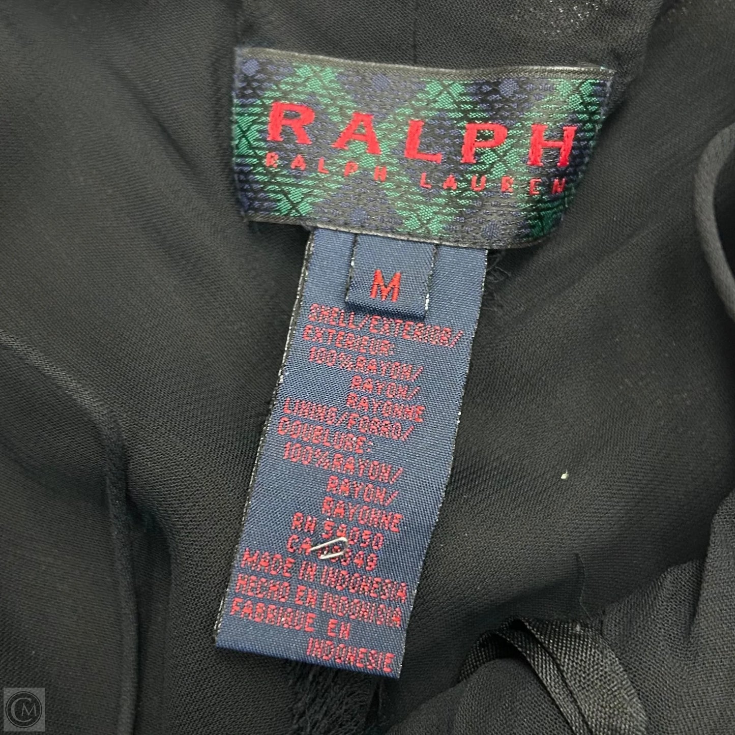 Dress Party Long By Ralph Lauren In Black, Size: M