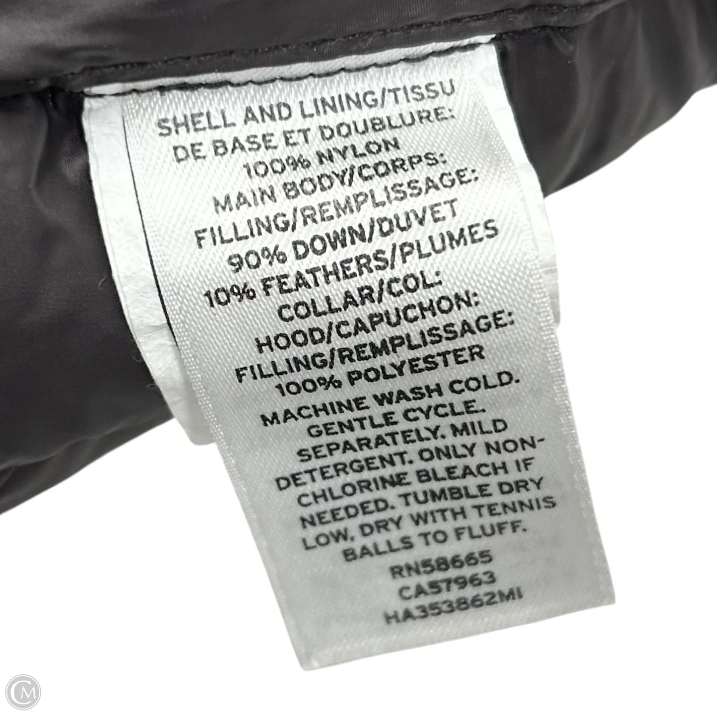 Coat Puffer & Quilted By Halogen In Grey, Size: L