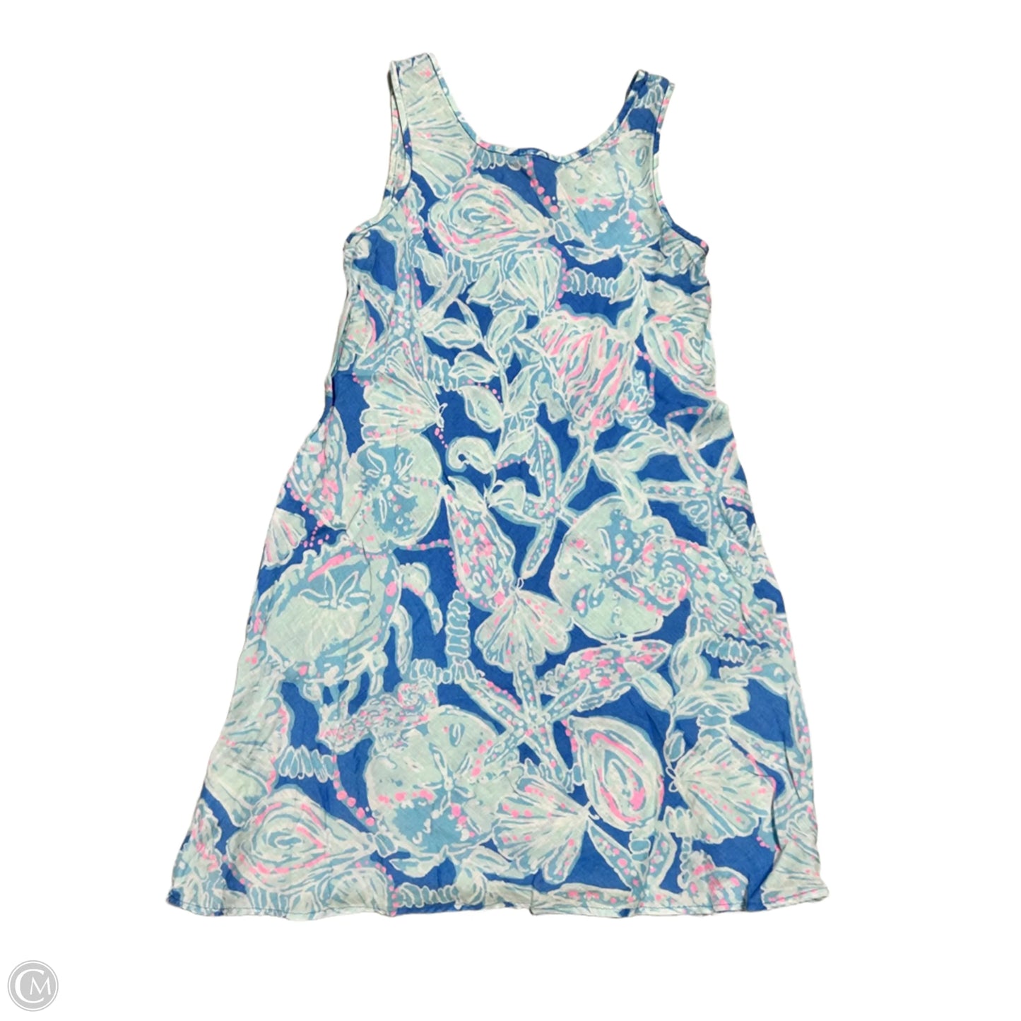 Dress Designer By Lilly Pulitzer In Blue & Pink, Size: Xs