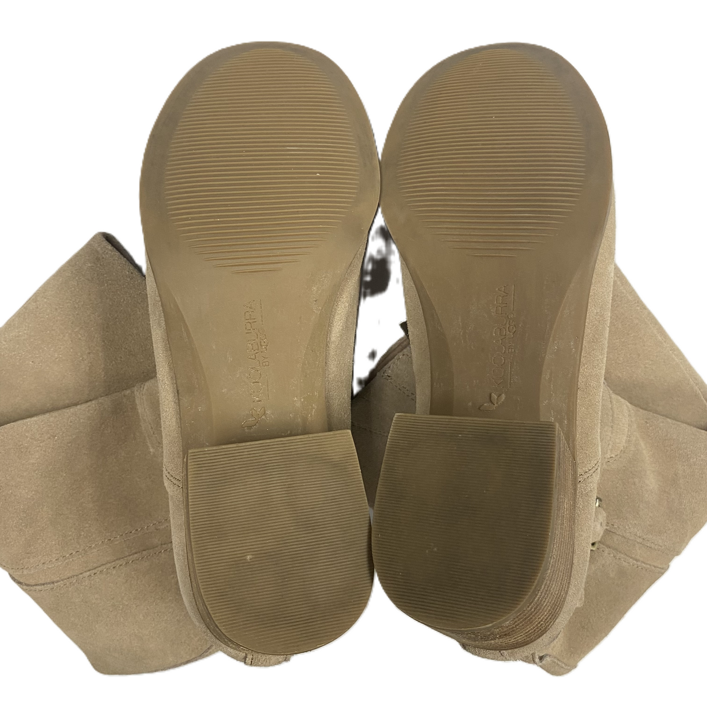 Boots Knee Heels By Koolaburra By Ugg In Tan, Size: 9.5