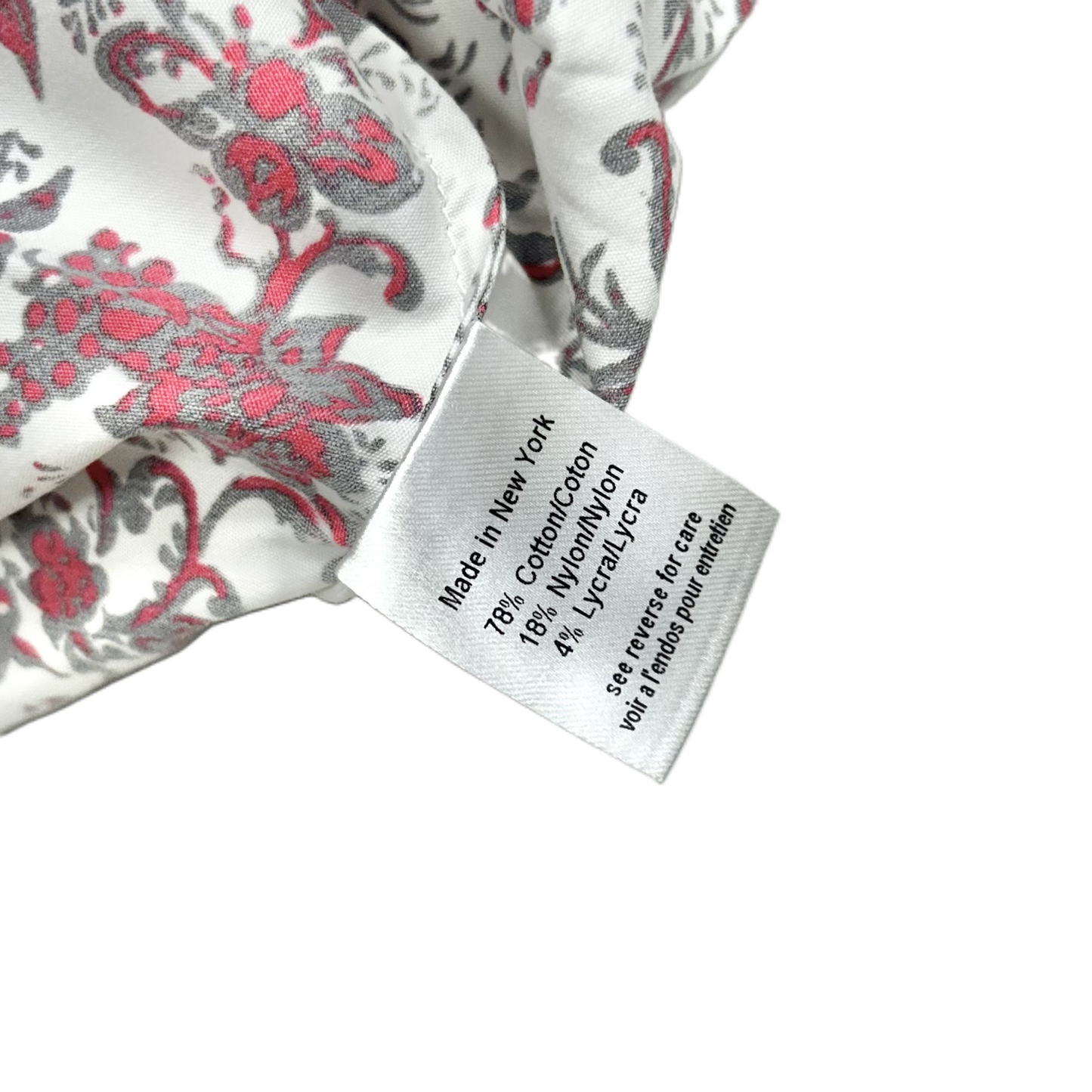 Top 3/4 Sleeve By Caroline Constas In Red & White, Size: Xs