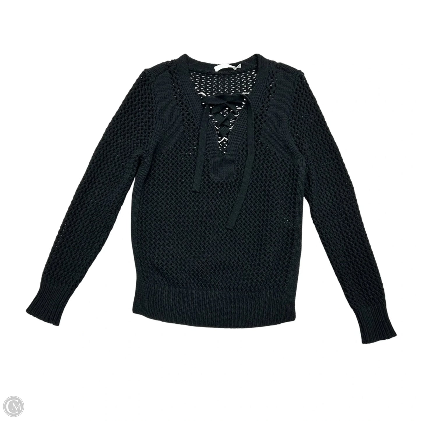 Sweater By Jonathan Simkhai In Black & Silver, Size: Xs