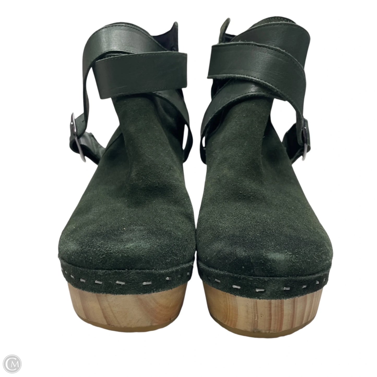 Boots Ankle Heels By Free People In Green, Size: 7