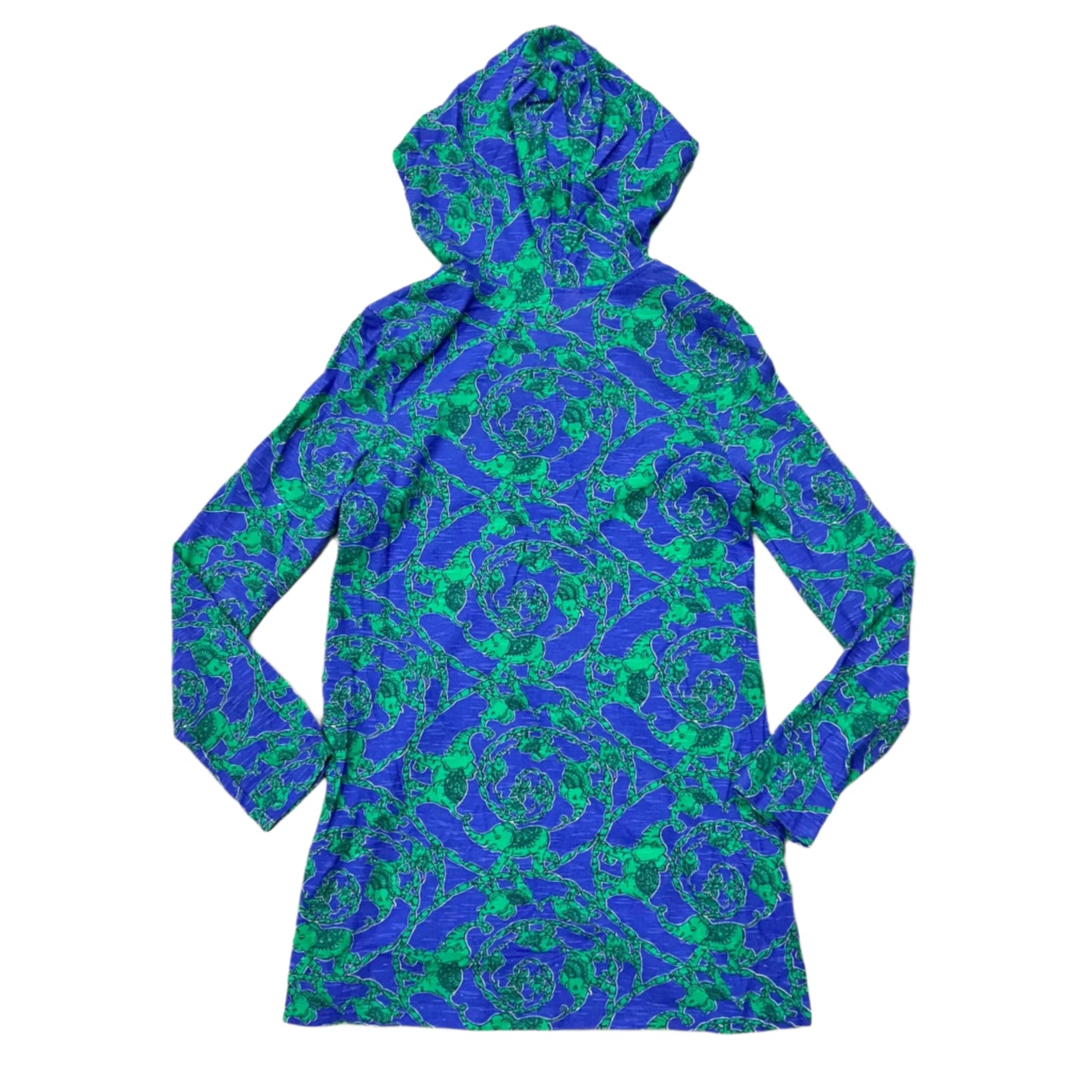 Tunic Designer By Lilly Pulitzer In Blue & Green, Size: S