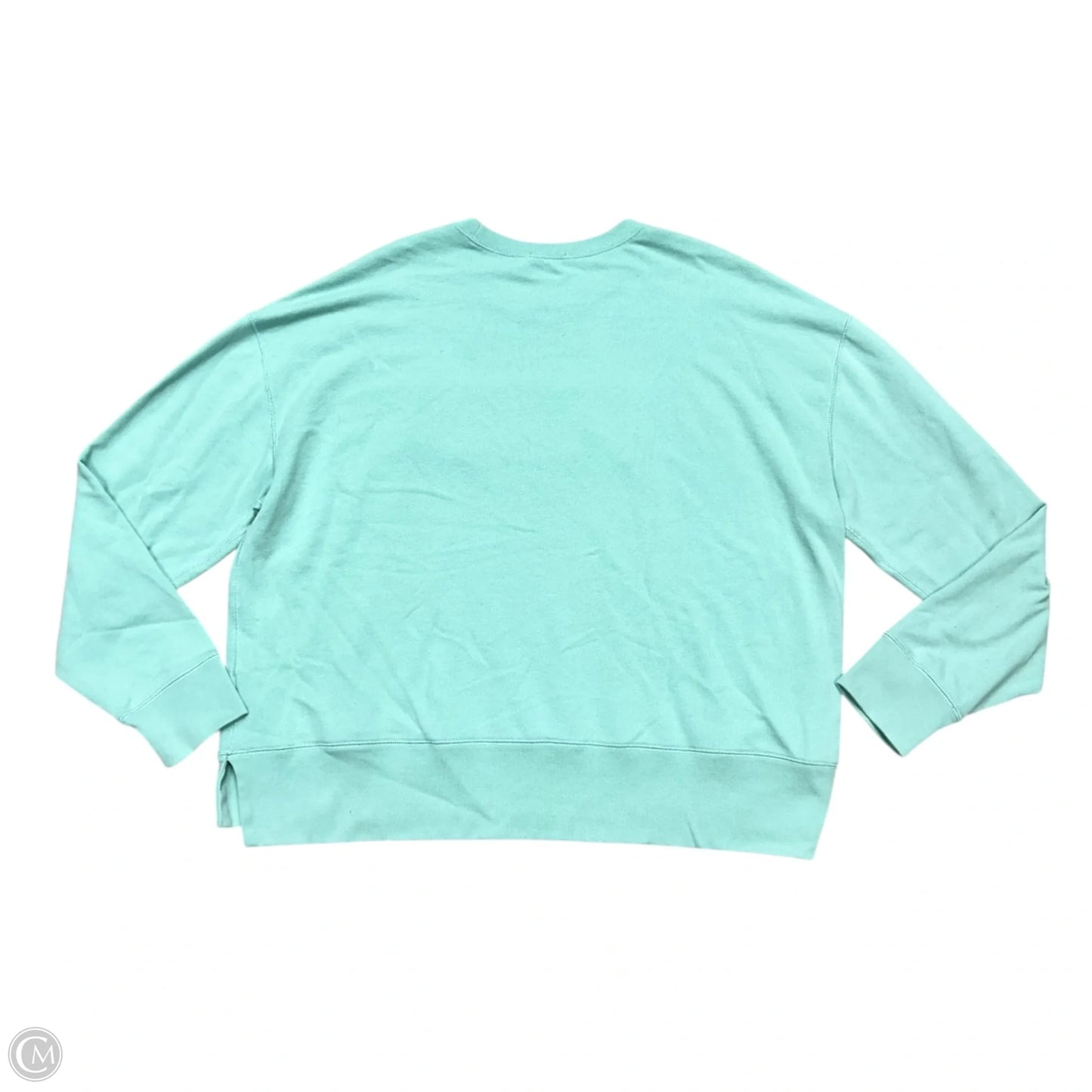 Sweatshirt Crewneck By Polo Ralph Lauren In Blue & White, Size: Xxl