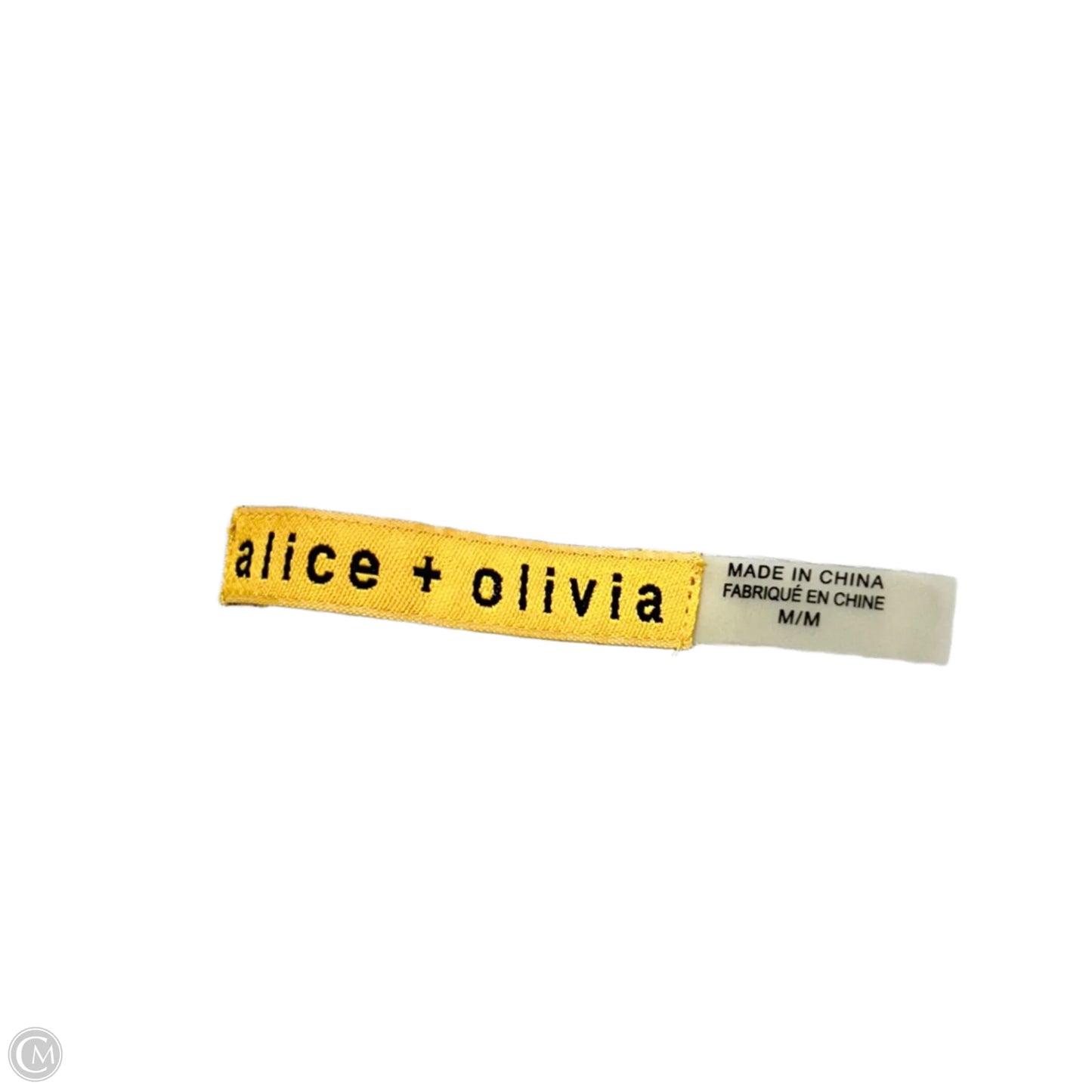 Tunic Designer By Alice + Olivia In Blue & White, Size: M