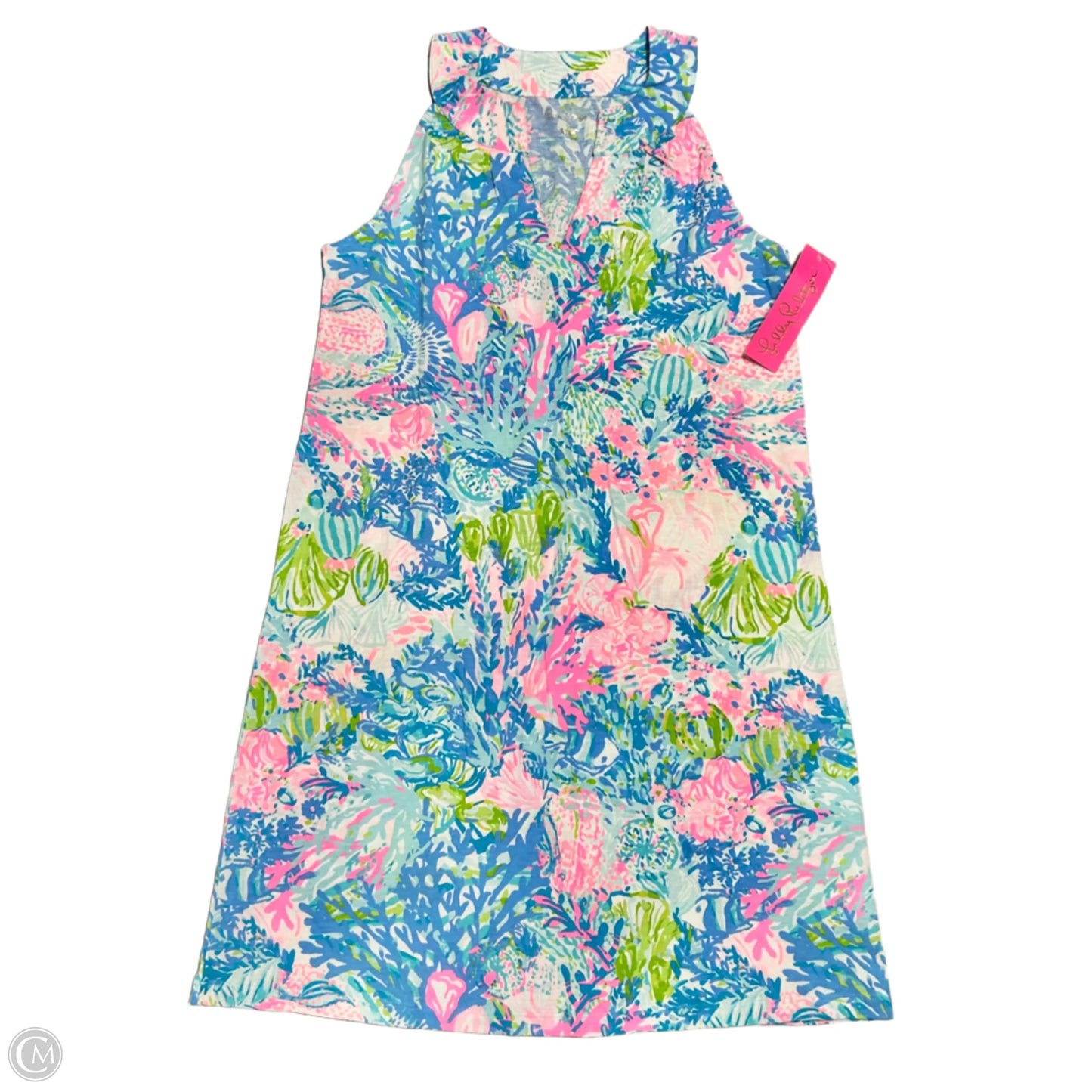 Dress Designer By Lilly Pulitzer In Blue & Pink, Size: S