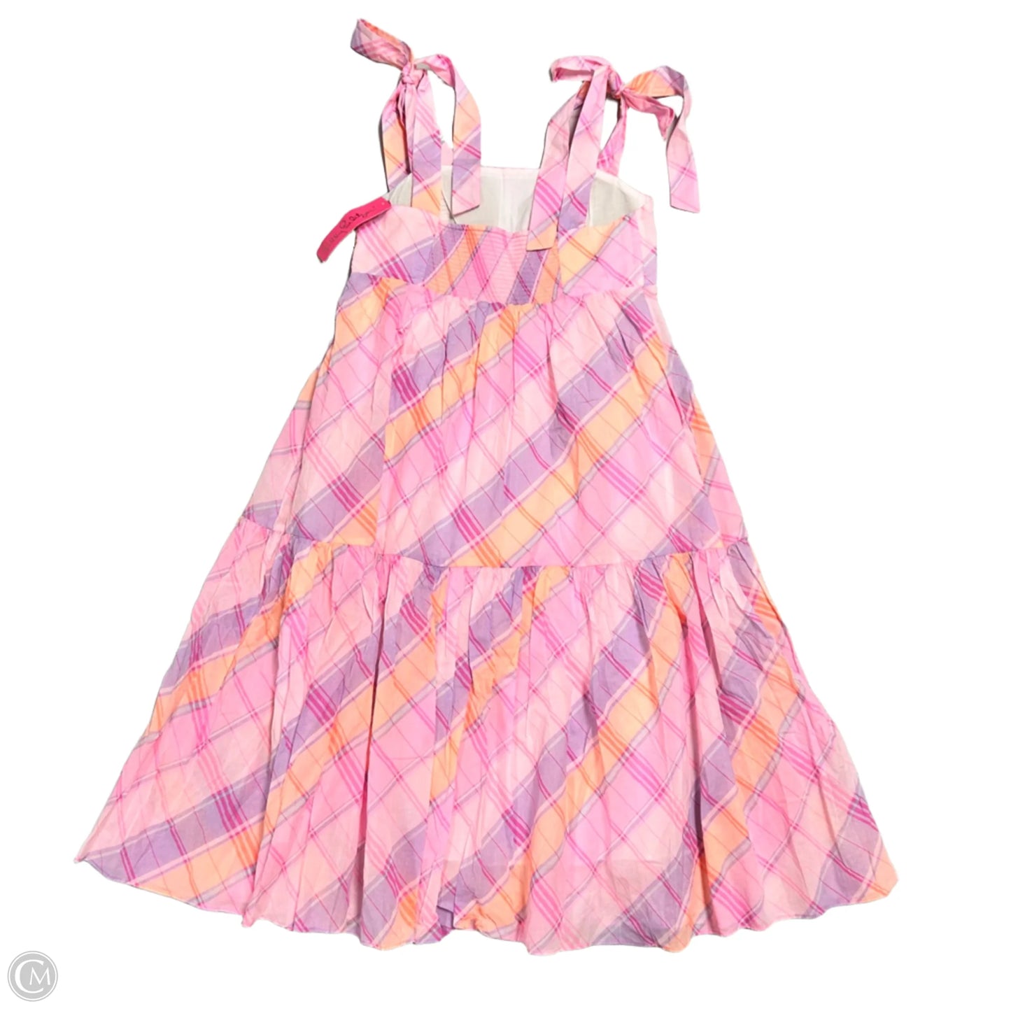Dress Designer By Lilly Pulitzer In Orange & Pink, Size: M