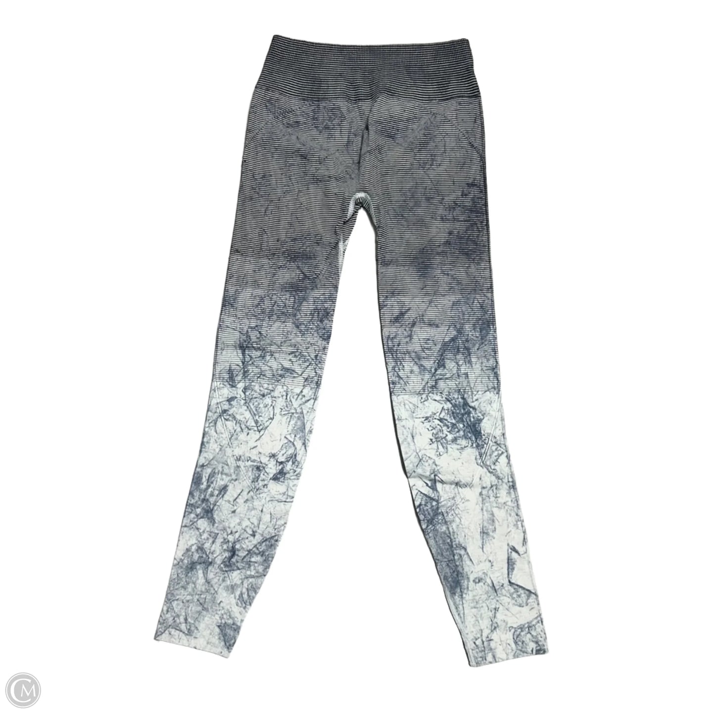Athletic Leggings By Lululemon In Blue & White, Size: S
