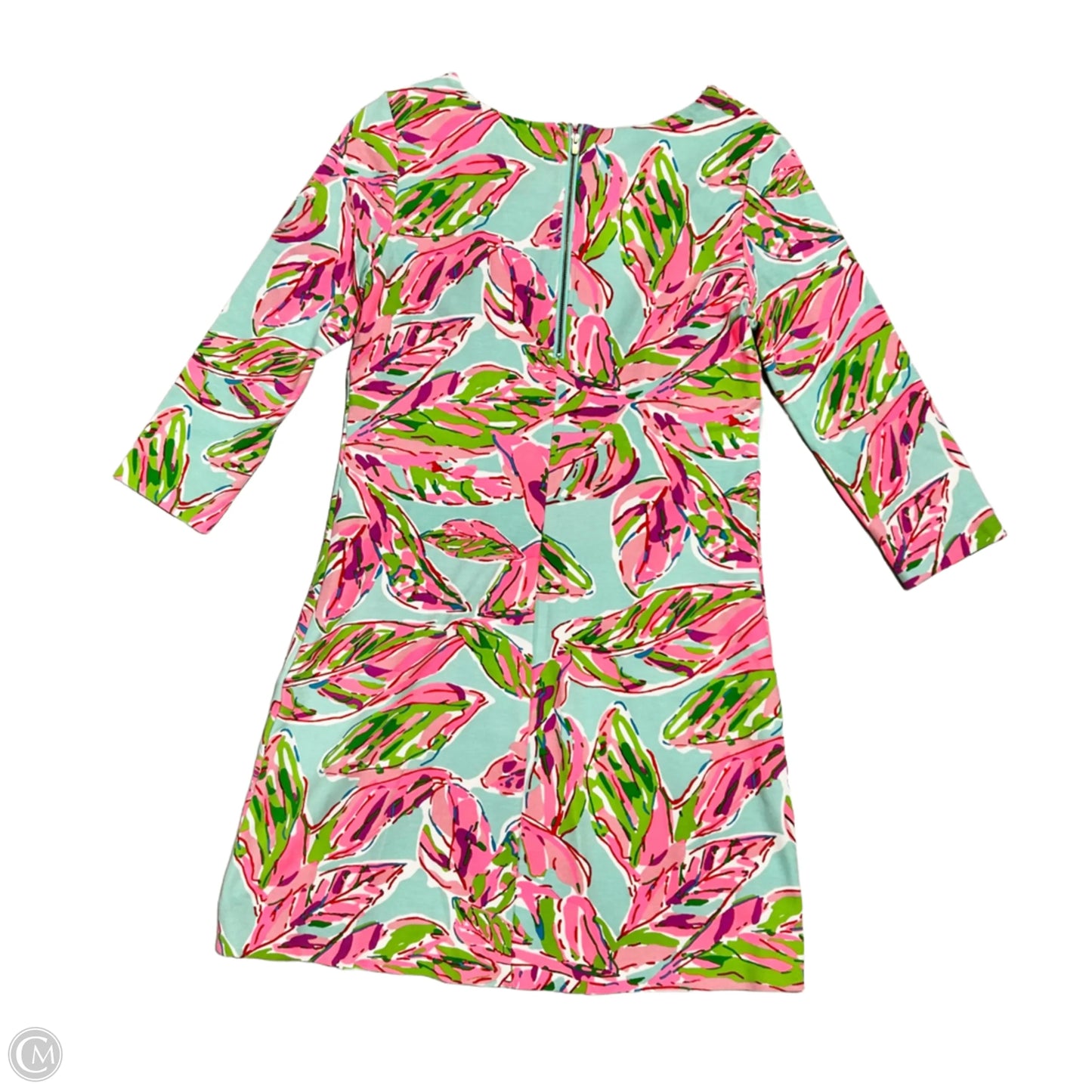 Dress Designer By Lilly Pulitzer In Blue & Green, Size: M
