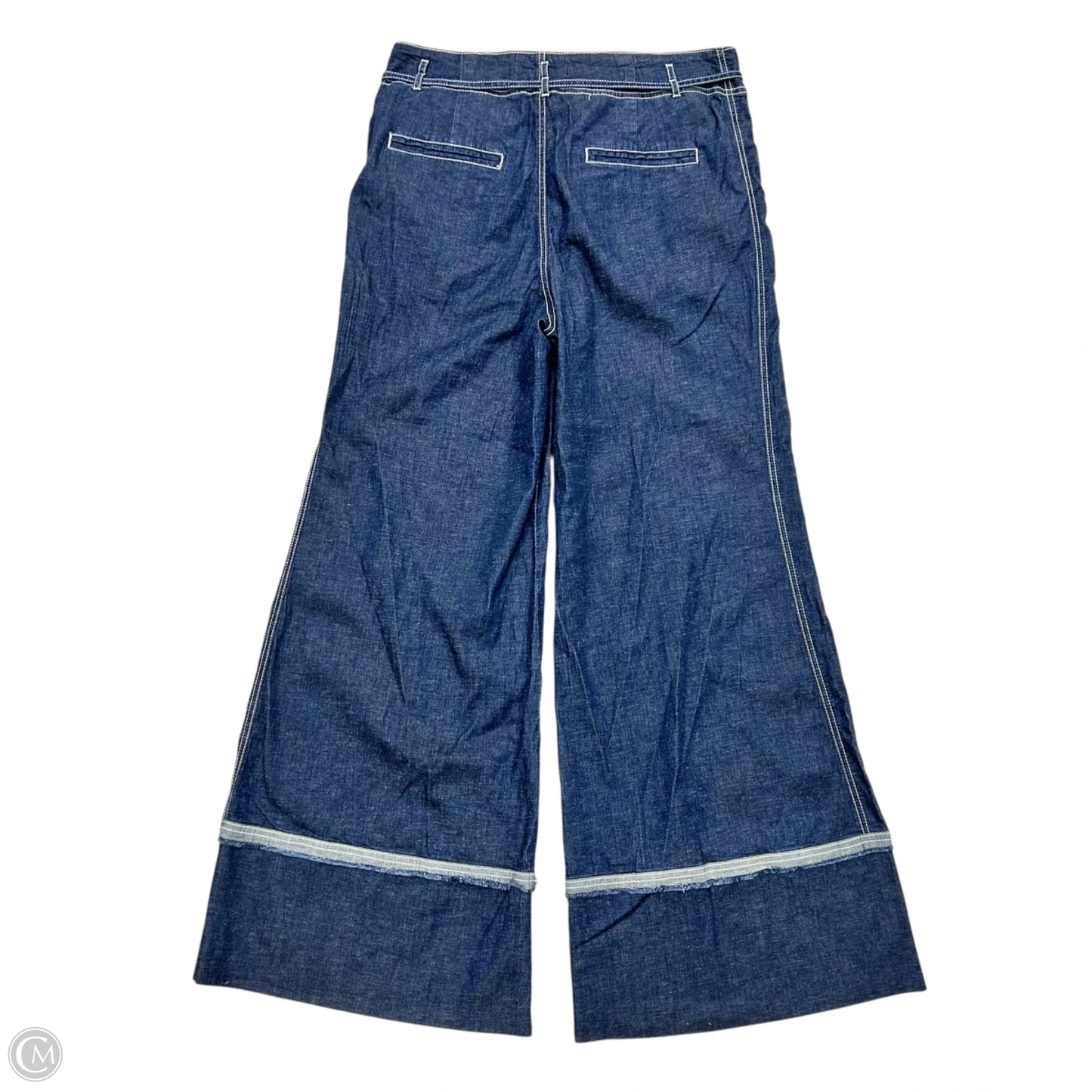 Jeans Wide Leg By Pilcro In Blue Denim, Size: 14