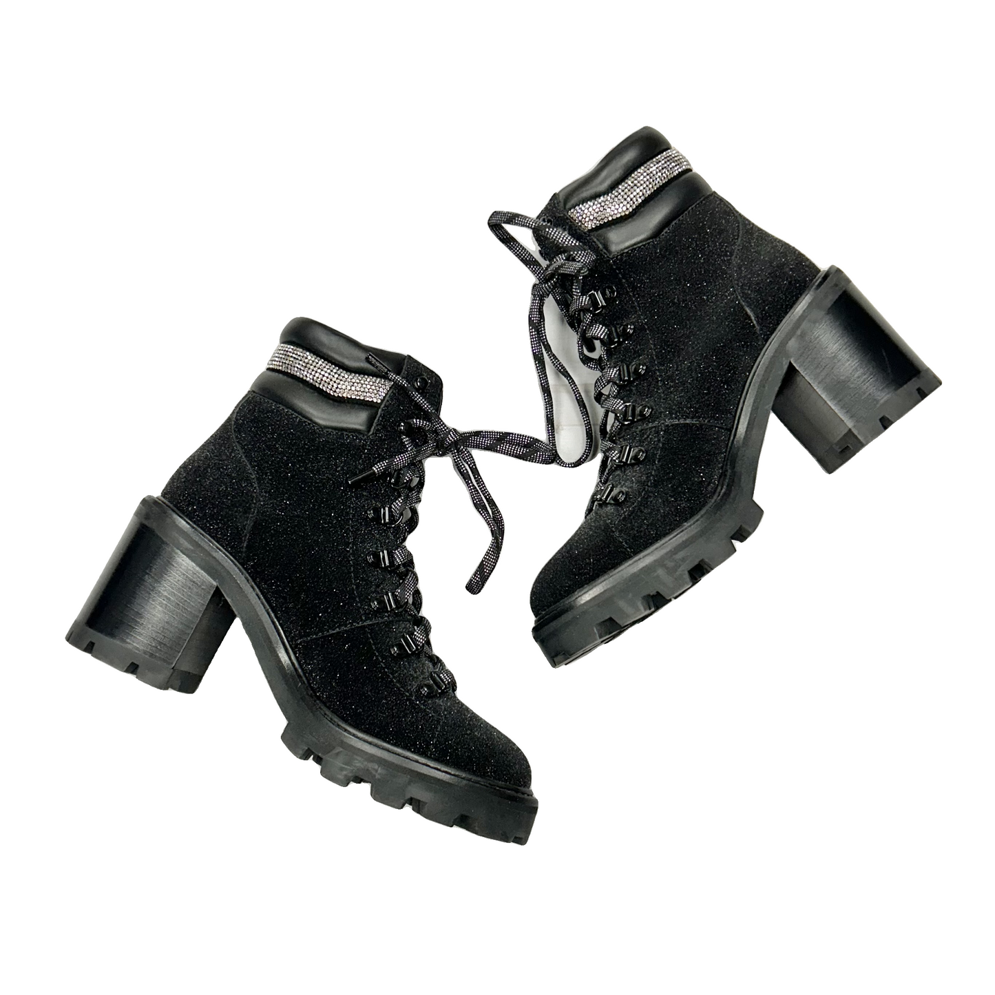 Boots Luxury Designer By Jimmy Choo In Black, Size: 8.5