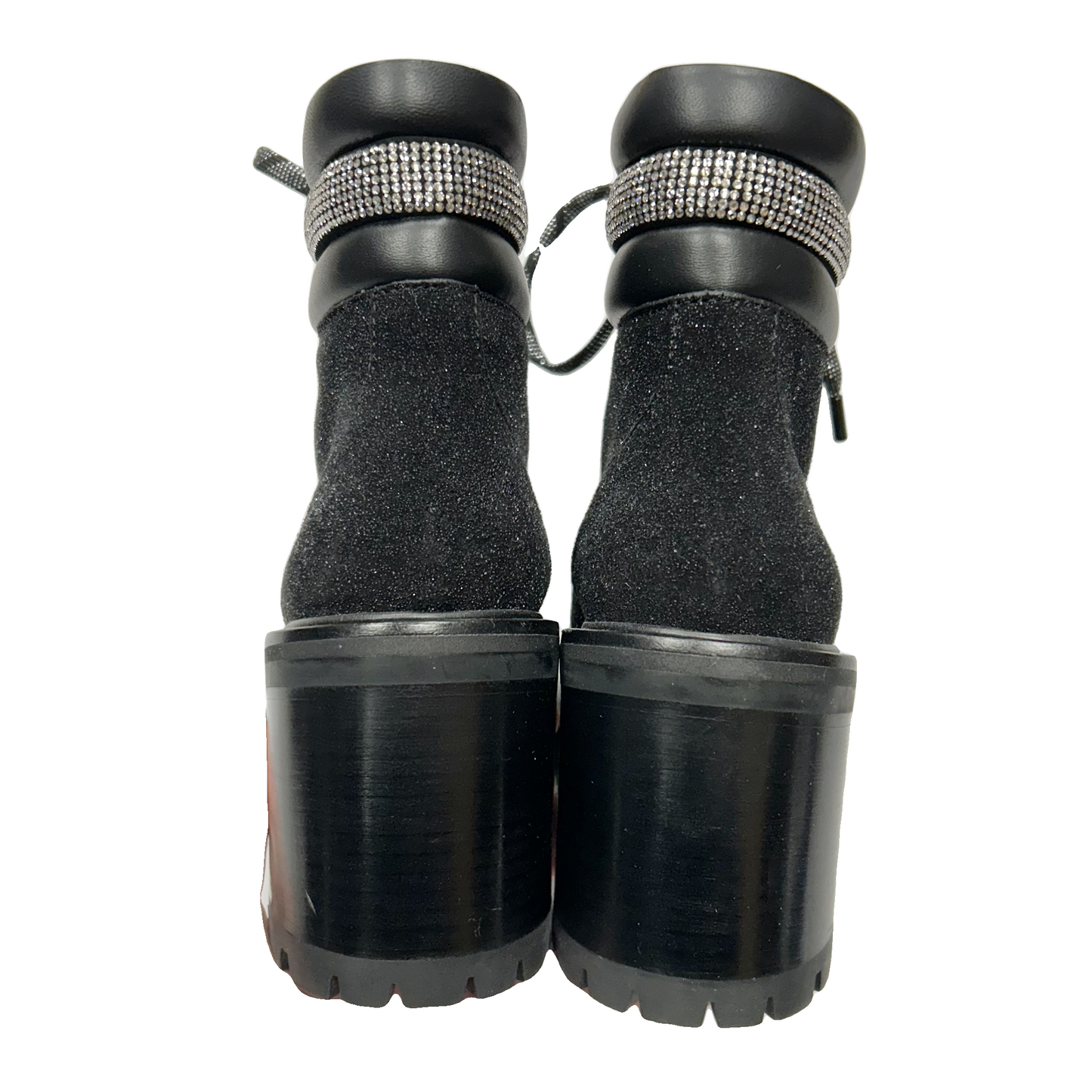 Boots Luxury Designer By Jimmy Choo In Black, Size: 8.5