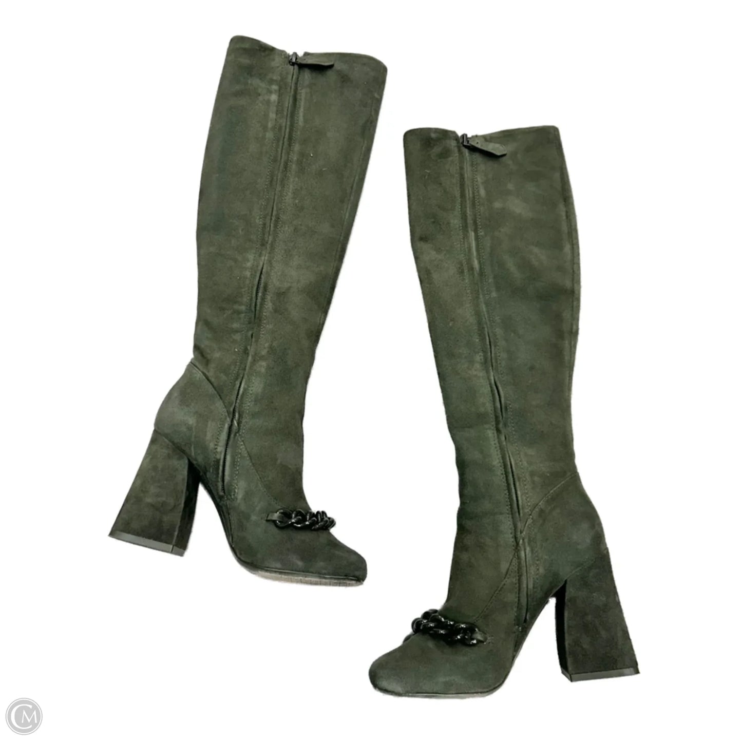 Boots Designer By Tory Burch In Green, Size: 5