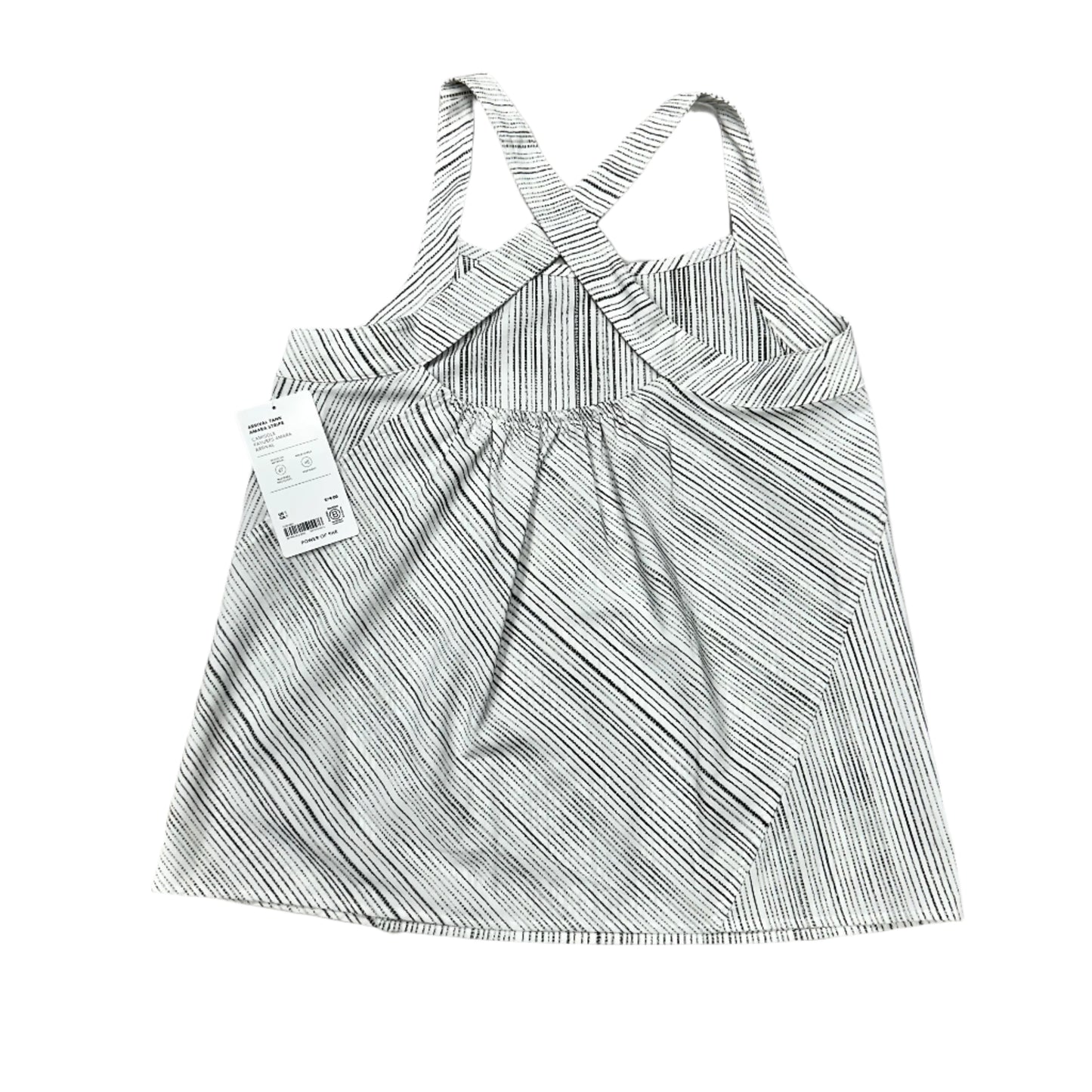 Athletic Tank Top By Athleta In Black & White, Size: S