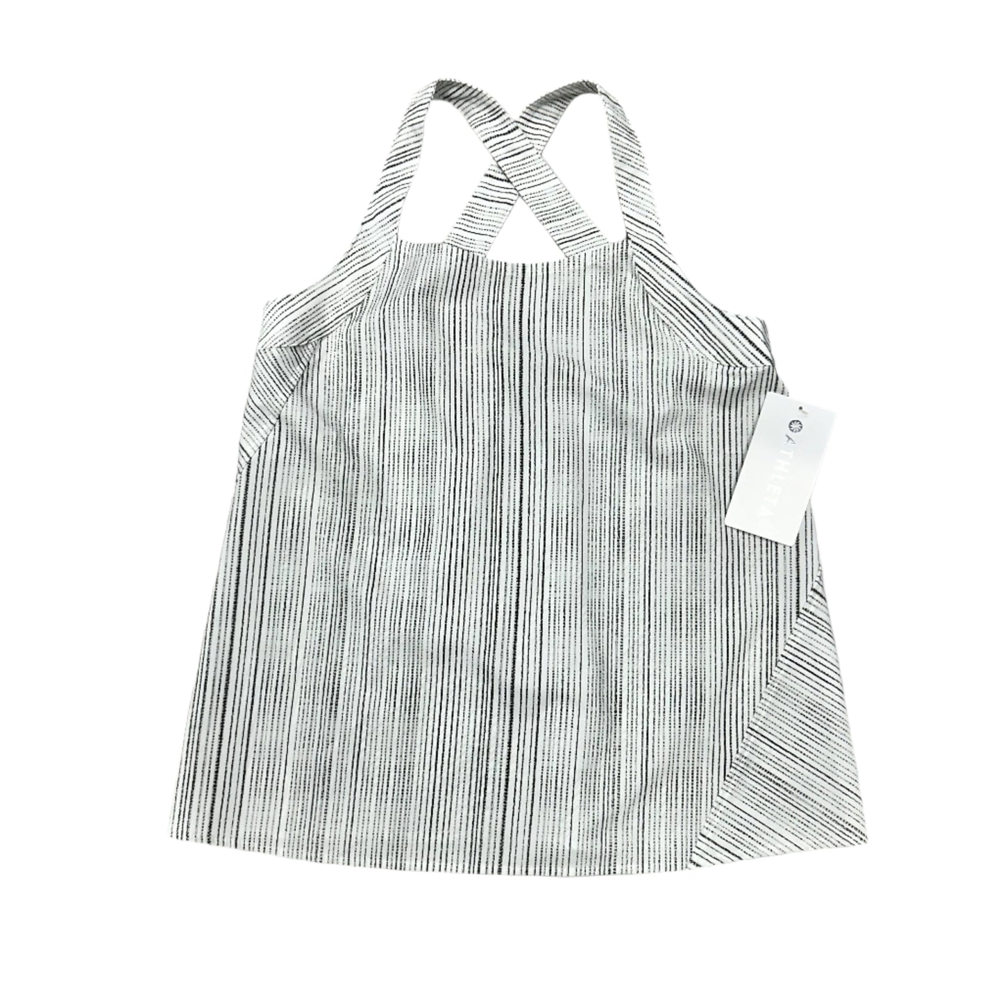 Athletic Tank Top By Athleta In Black & White, Size: S