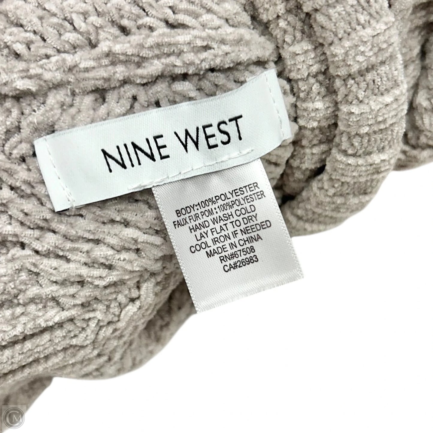 Scarf Winter By Nine West In Grey & Purple