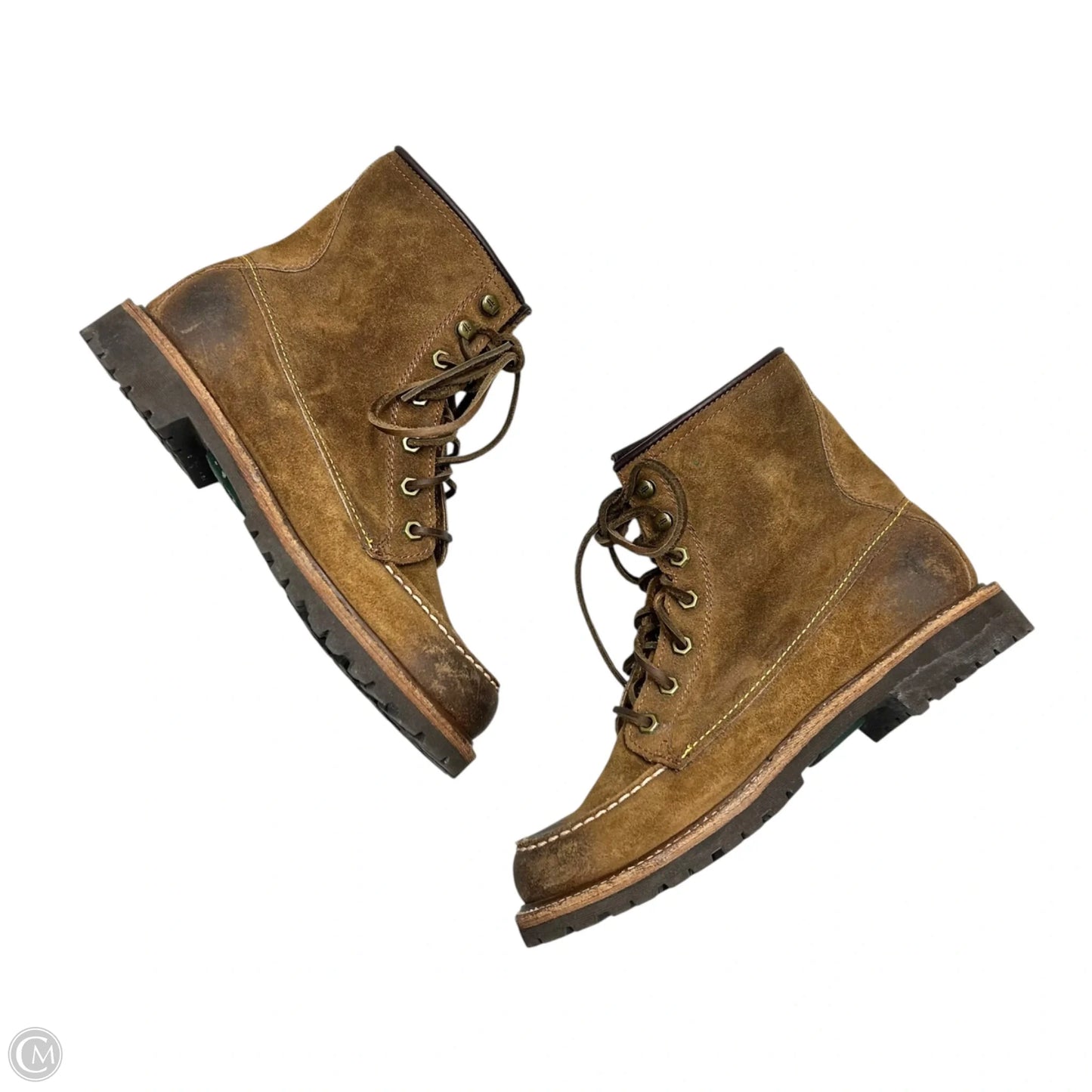 Boots Designer By Frye In Brown, Size: 9