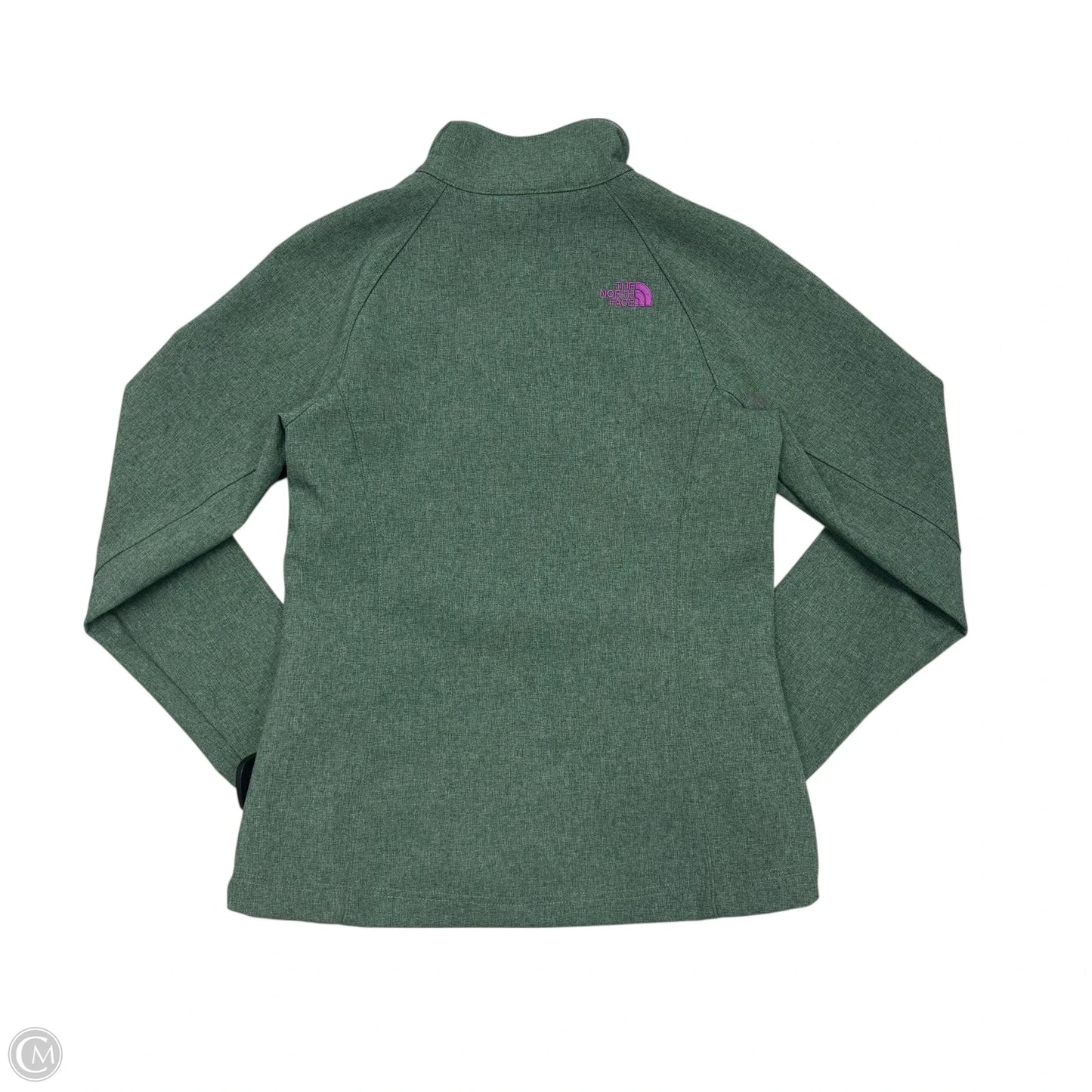 Jacket Windbreaker By The North Face In Green & Purple, Size: M