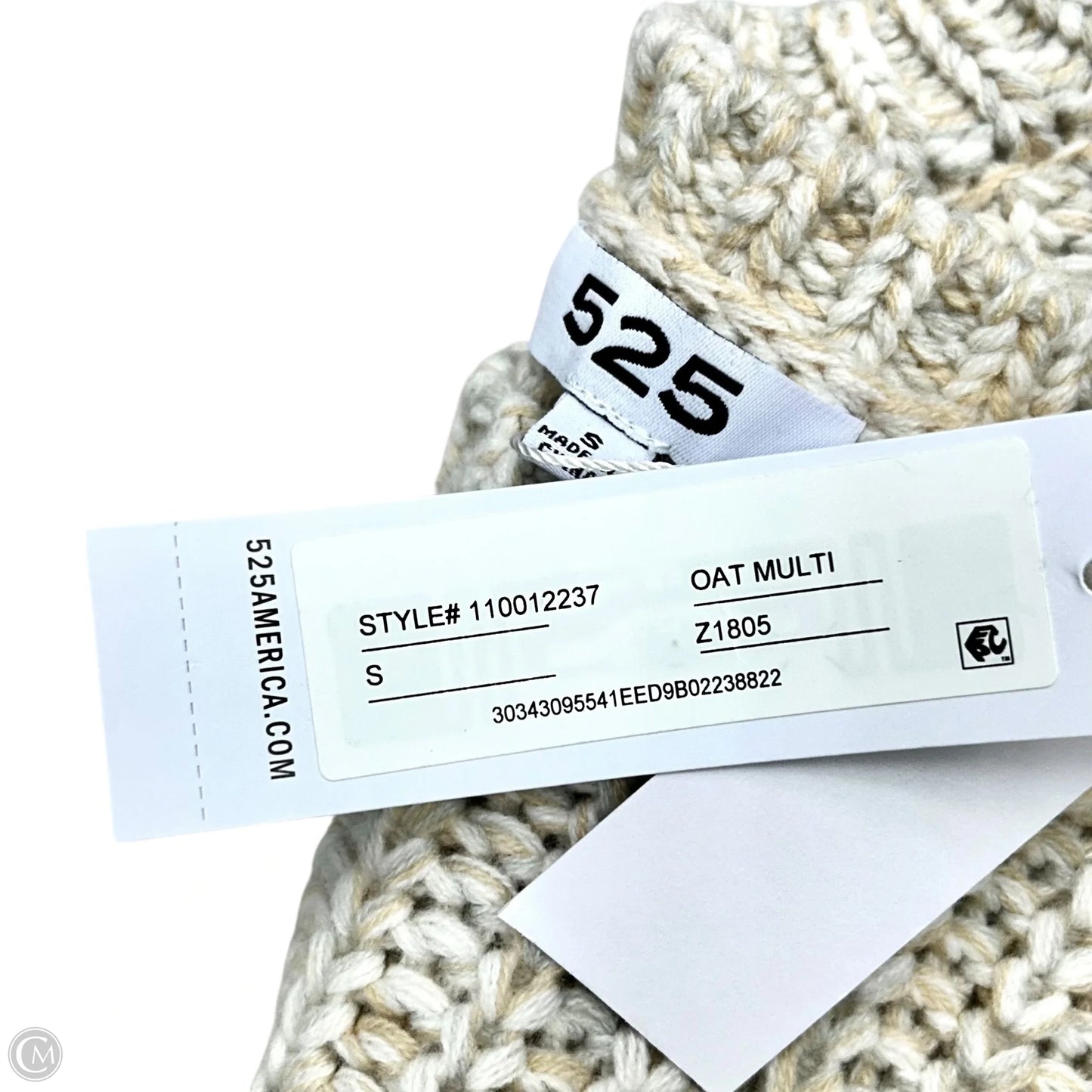 Sweater By 525 In Grey & Yellow, Size: S