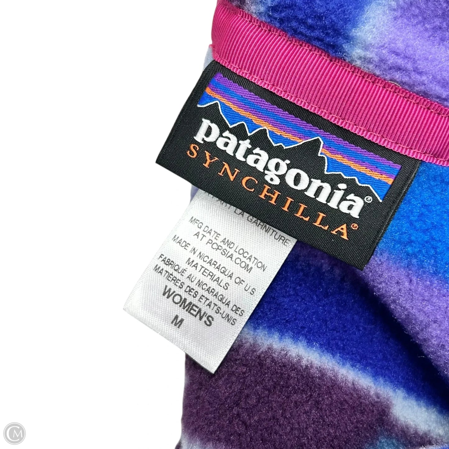 Athletic Fleece By Patagonia In Blue & Purple, Size: M