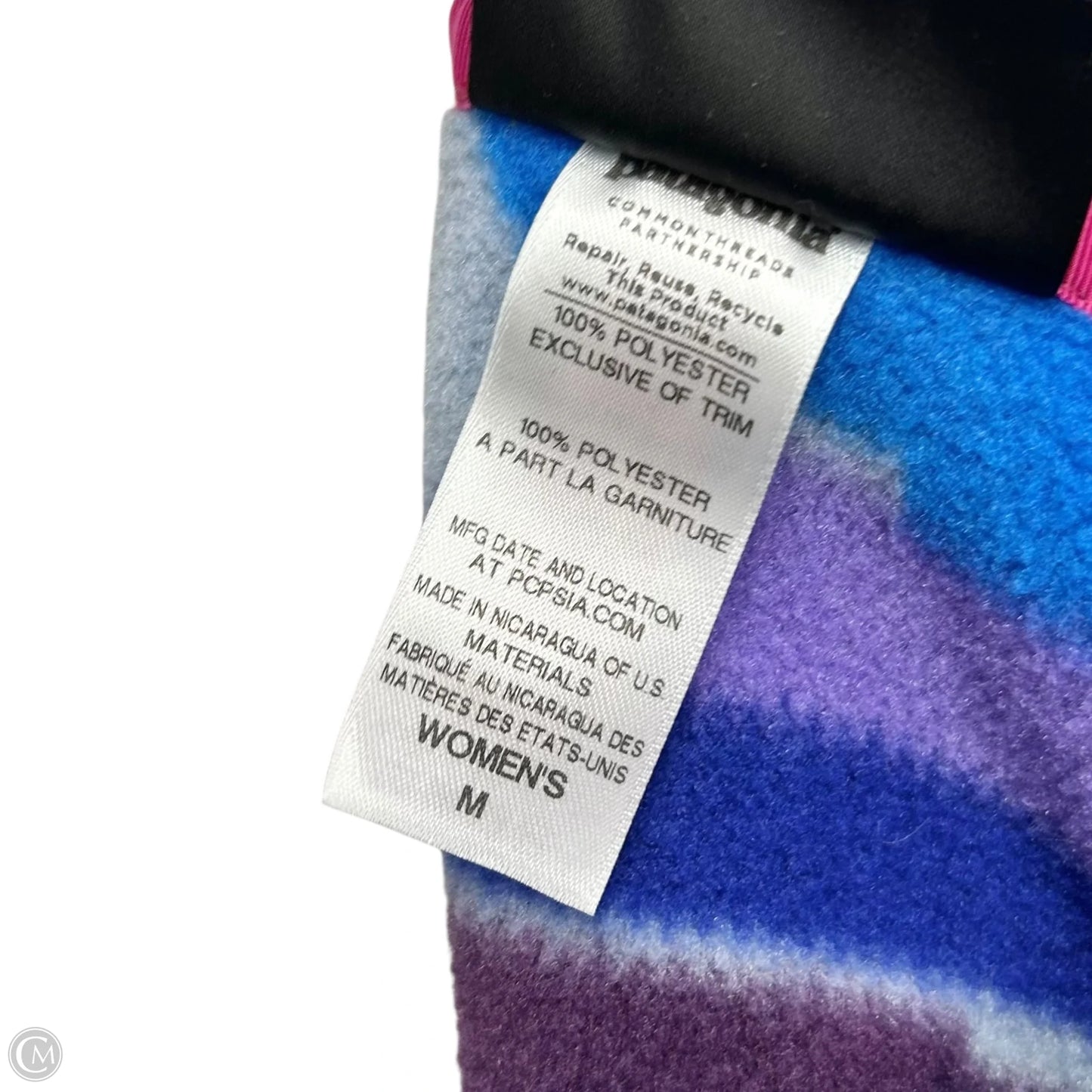 Athletic Fleece By Patagonia In Blue & Purple, Size: M