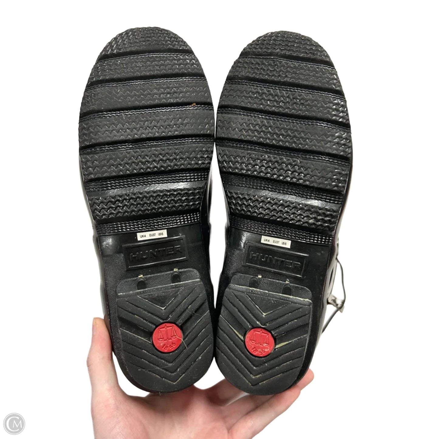 Boots Rain By Hunter In Black, Size: 6