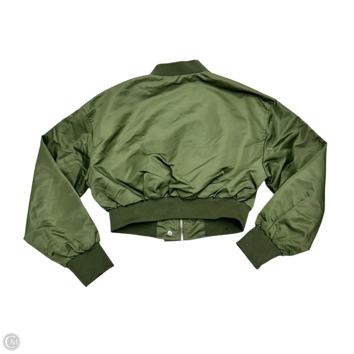 Jacket Moto By Pilcro In Green, Size: Xs