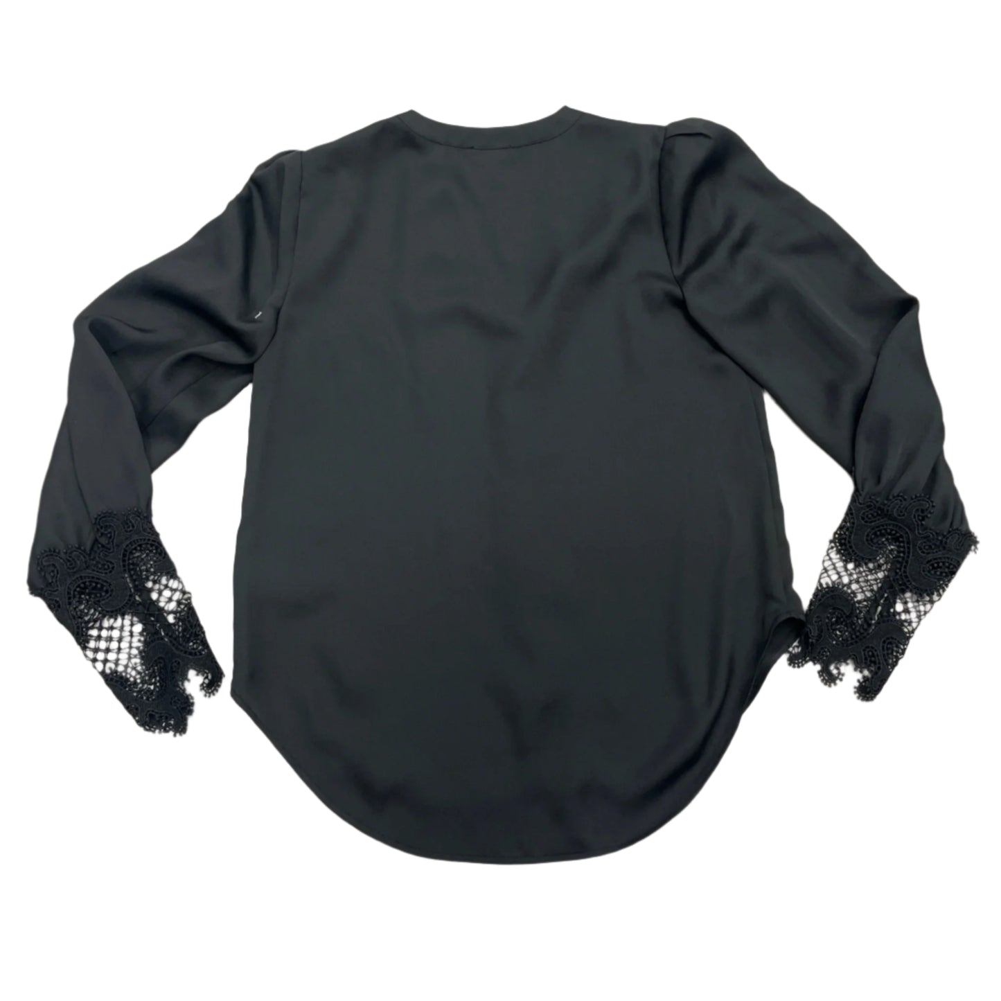 Top Long Sleeve By L Agence In Black, Size: Xs
