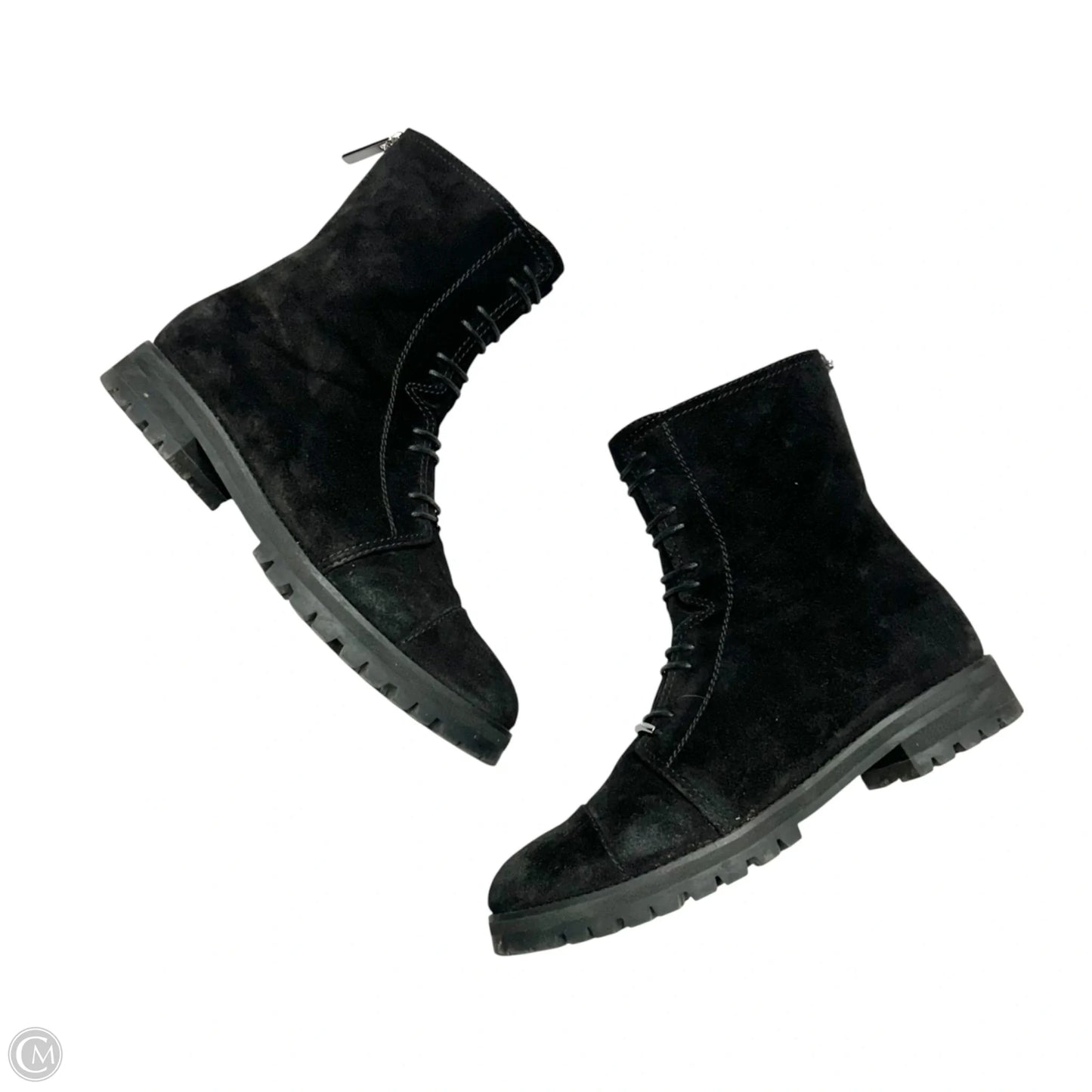 Boots Luxury Designer By Jimmy Choo In Black, Size: 9