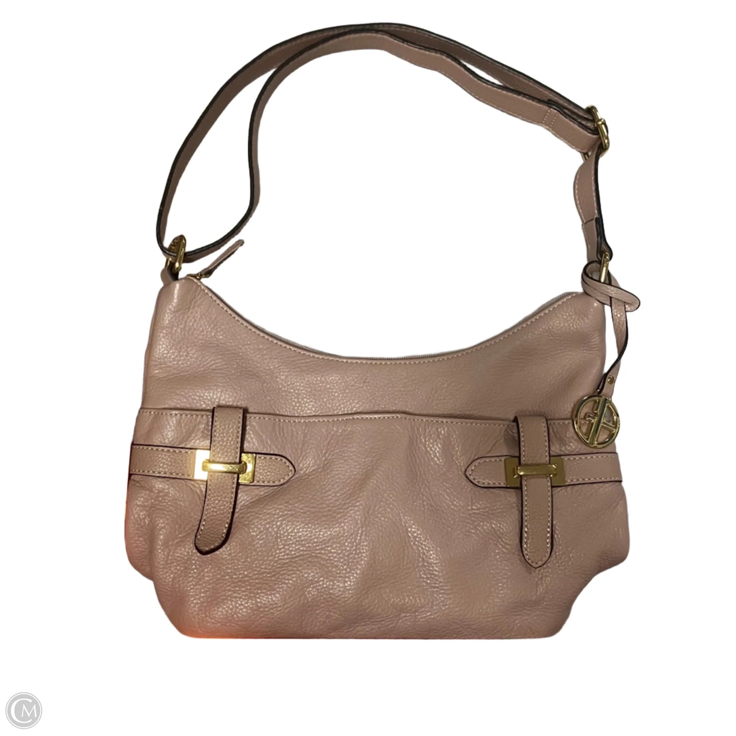 Handbag Leather By Giani Bernini, Size: Medium