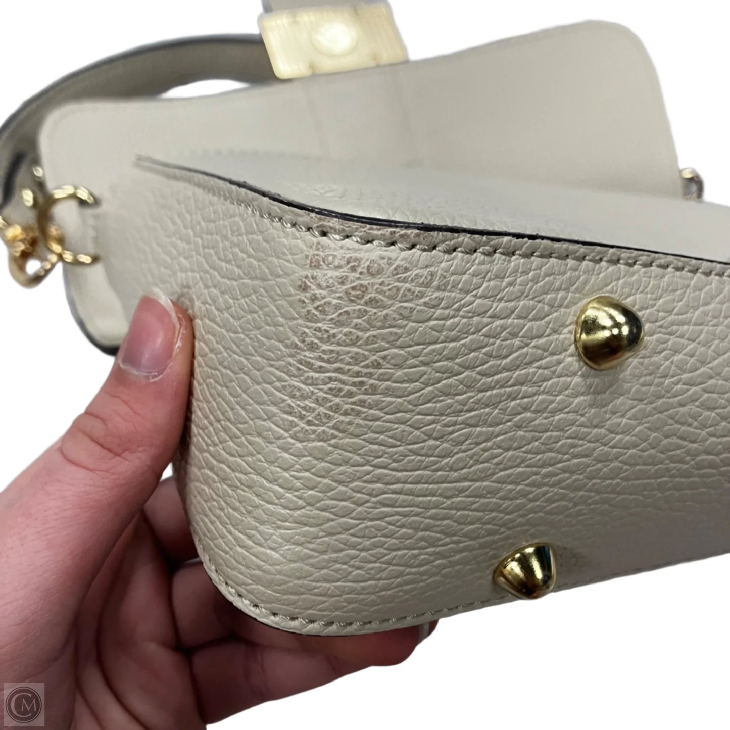 Handbag Leather By Divina Firenze, Size: Medium