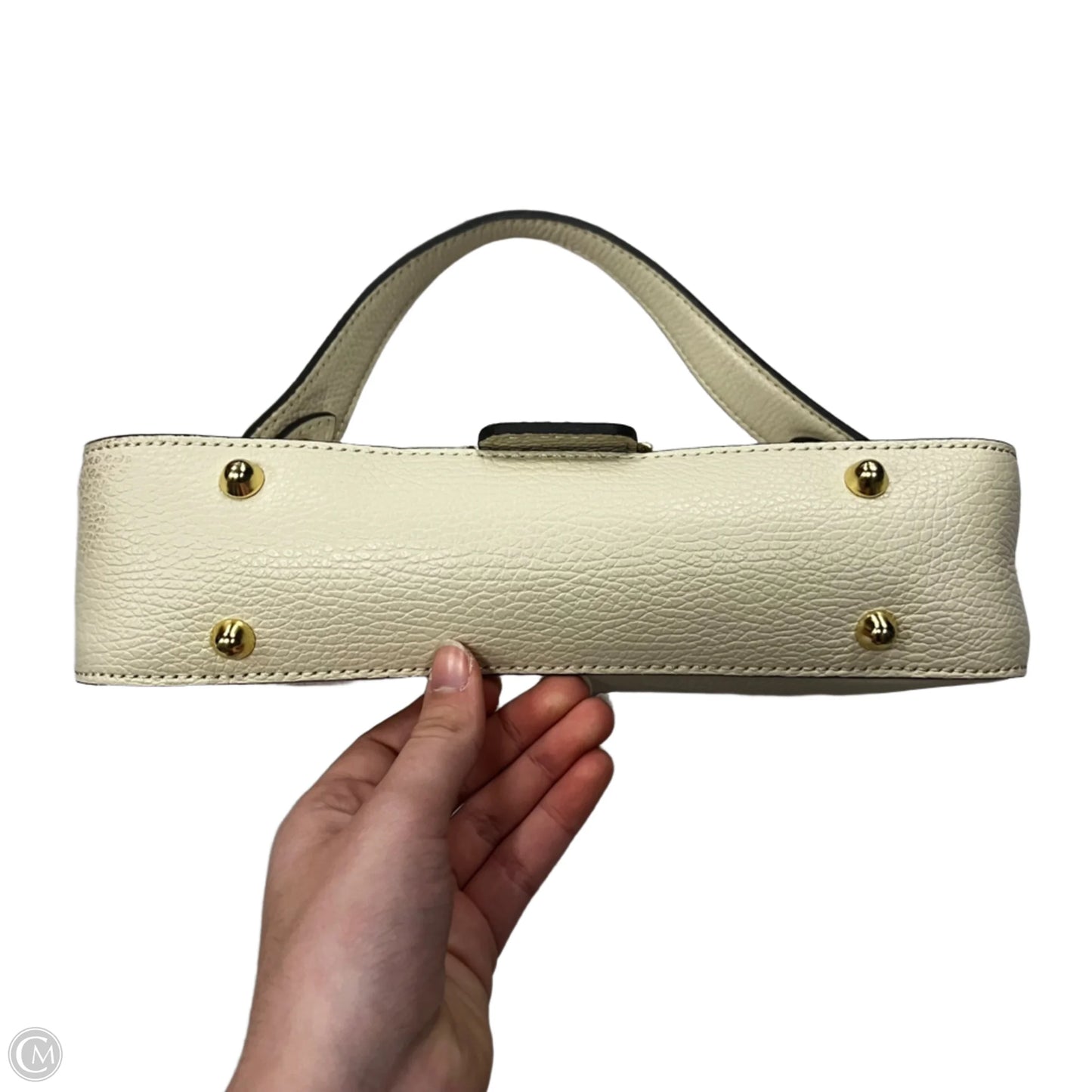 Handbag Leather By Divina Firenze, Size: Medium