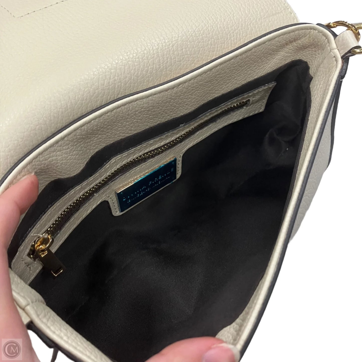 Handbag Leather By Divina Firenze, Size: Medium