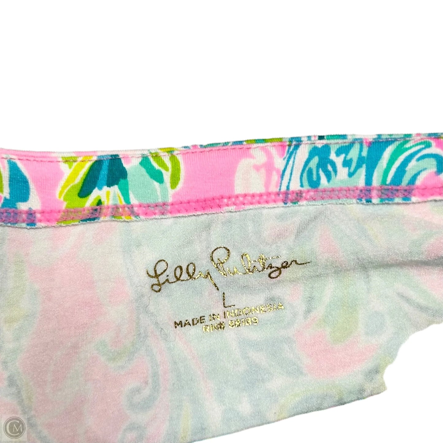 Dress Designer By Lilly Pulitzer In Blue & Pink, Size: L