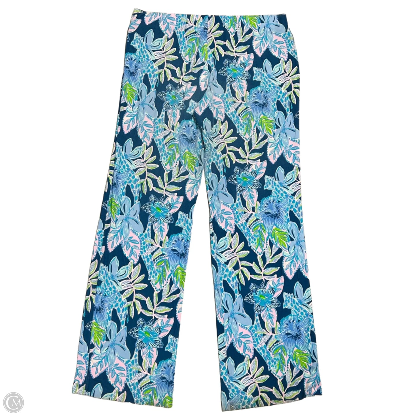 Pants Designer By Lilly Pulitzer In Blue & Green, Size: Xl