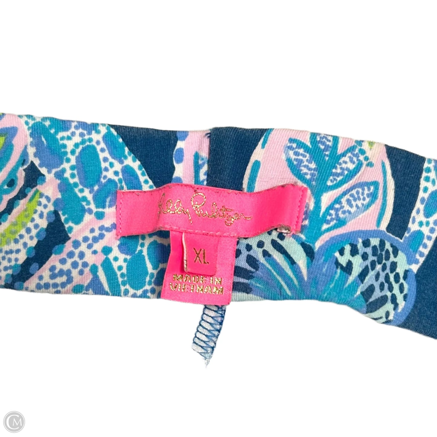 Pants Designer By Lilly Pulitzer In Blue & Green, Size: Xl