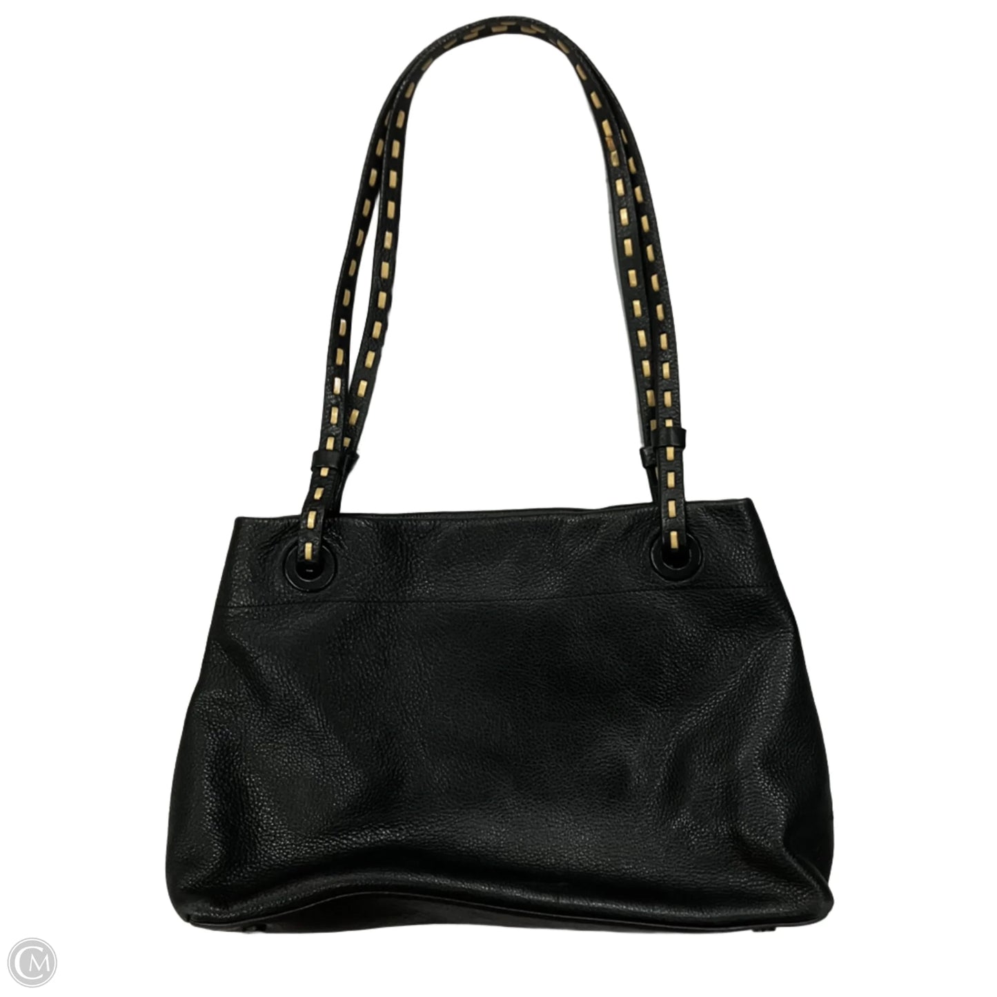 Handbag Leather By Monsac, Size: Medium