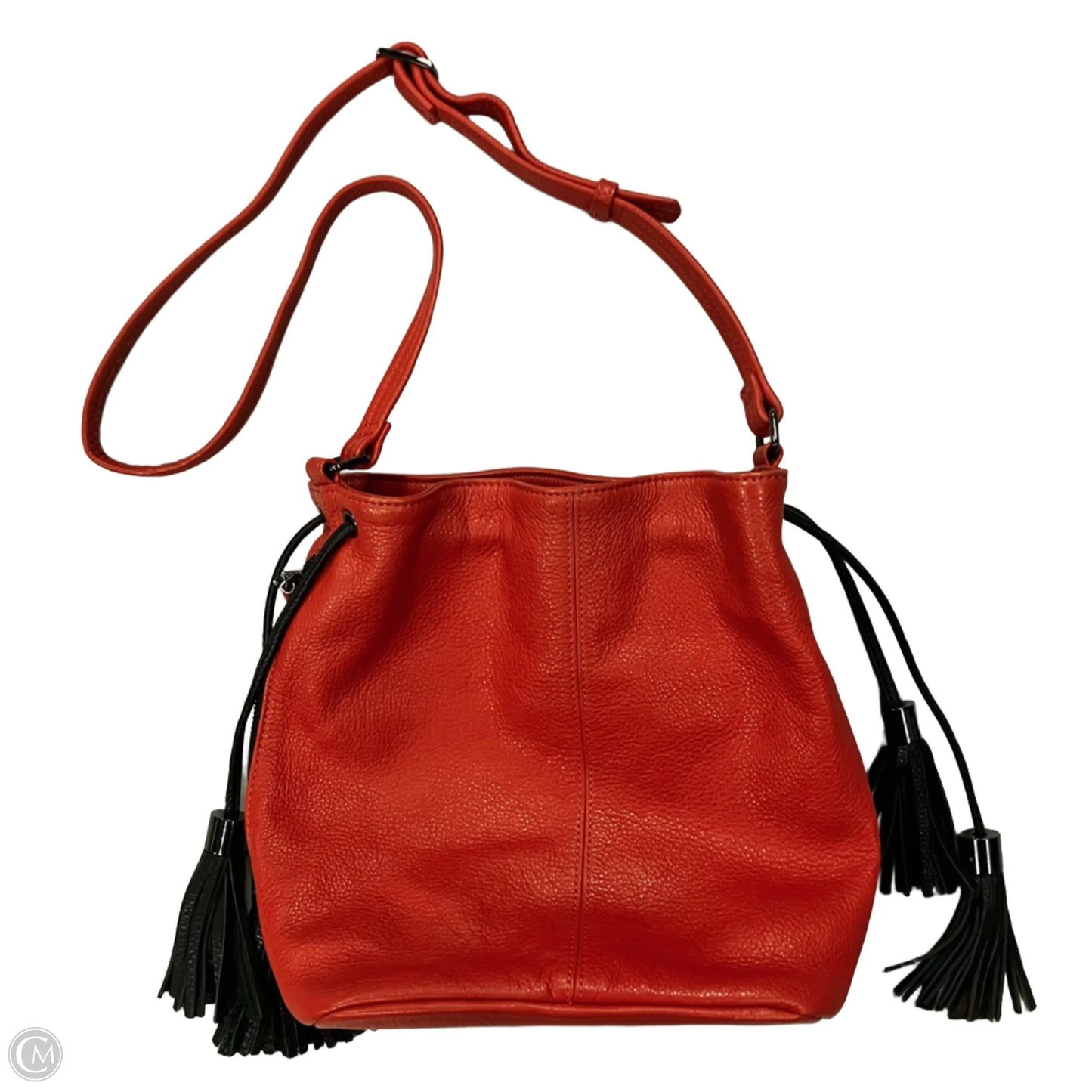 Crossbody Leather By Rian, Size: Medium
