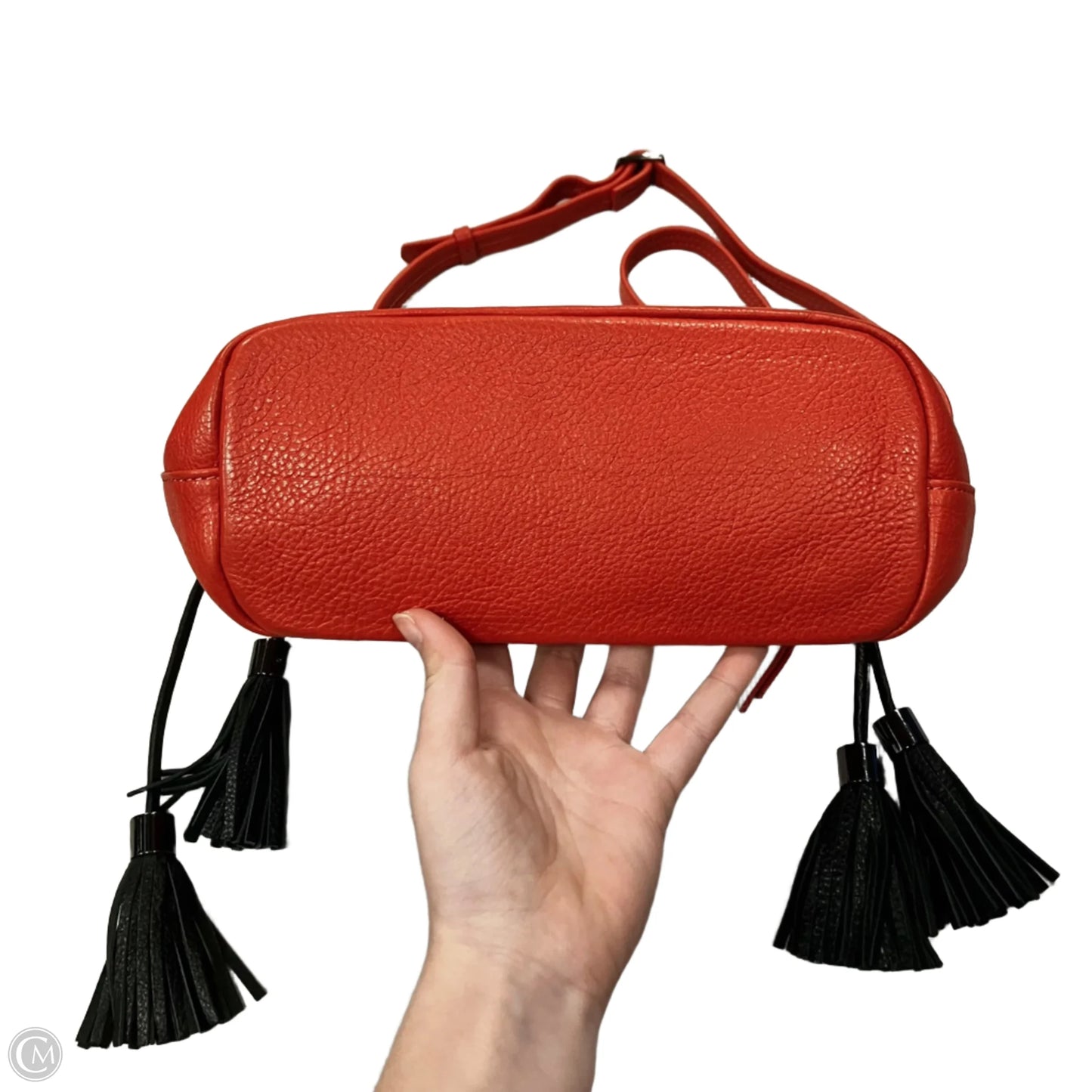 Crossbody Leather By Rian, Size: Medium